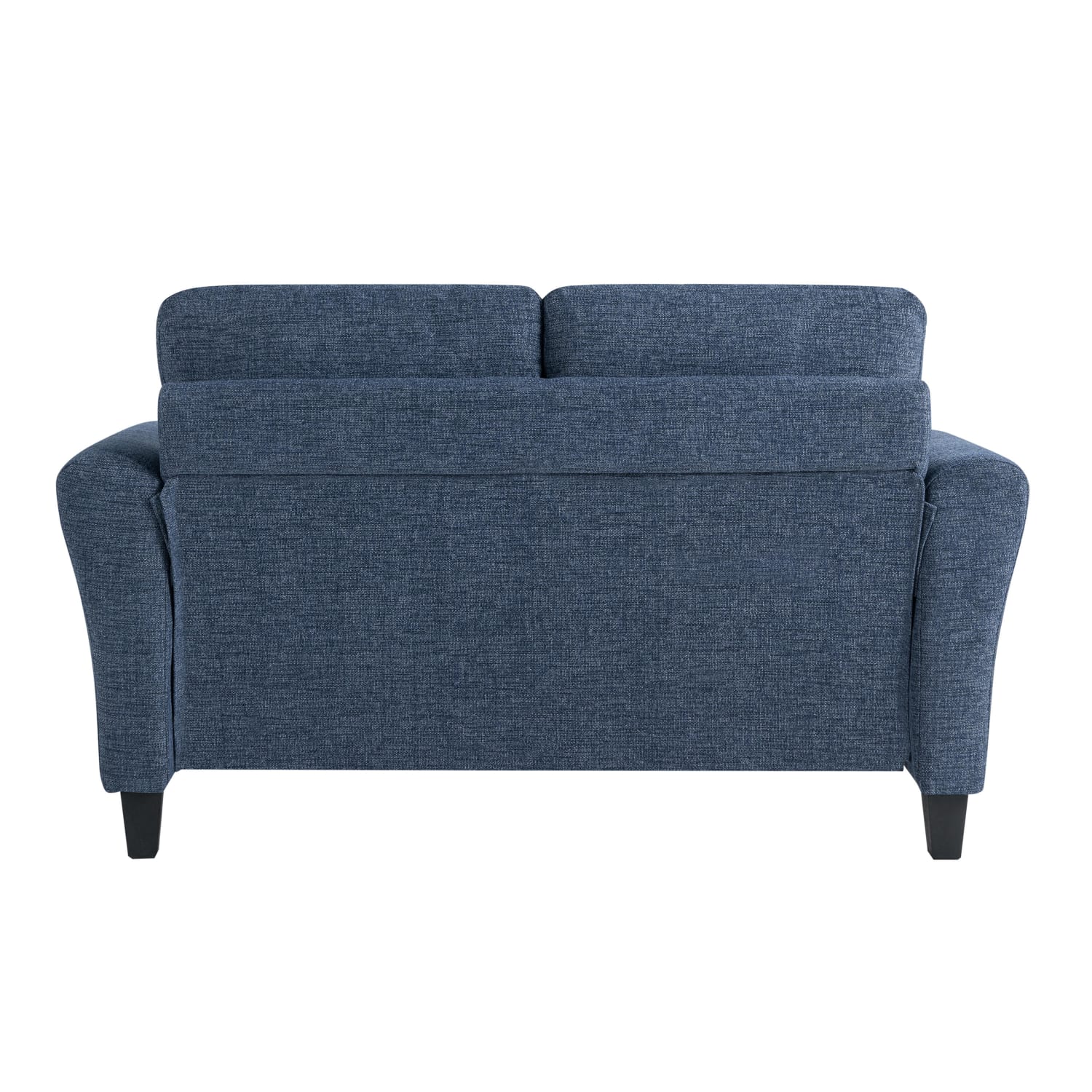 Lifestyle Solutions Winslow Loveseat With Rolled Arms, 32-3/4inH x 59-9/10inW x 31-1/2inD, Blue - Image 6