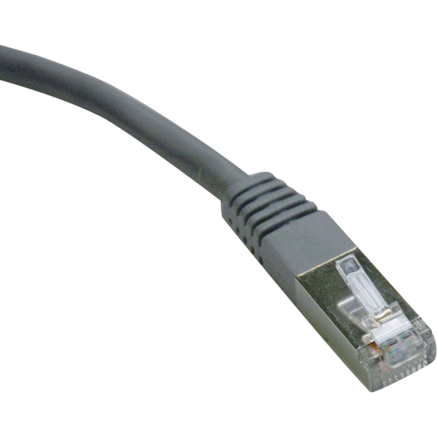 Tripp Lite 10ft Cat6 Gigabit Molded Shielded Patch Cable FTP RJ45 M/M Gray 10ft - 10ft - 1 x RJ-45 Male - 1 x RJ-45 Male - Gray - Image 3