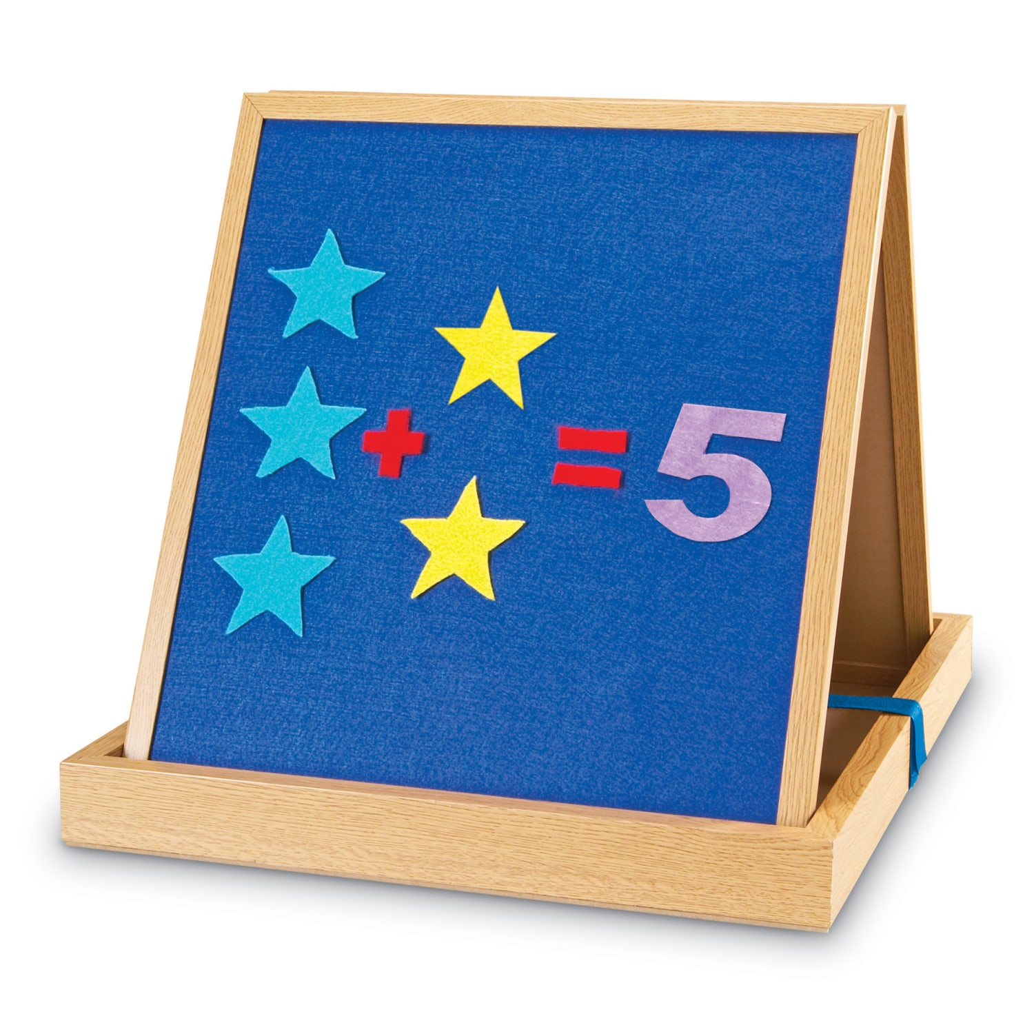 Learning Resources Double-Sided Tabletop Easel, 17 3/4in x 19 3/4in, Wood, Brown - Image 6