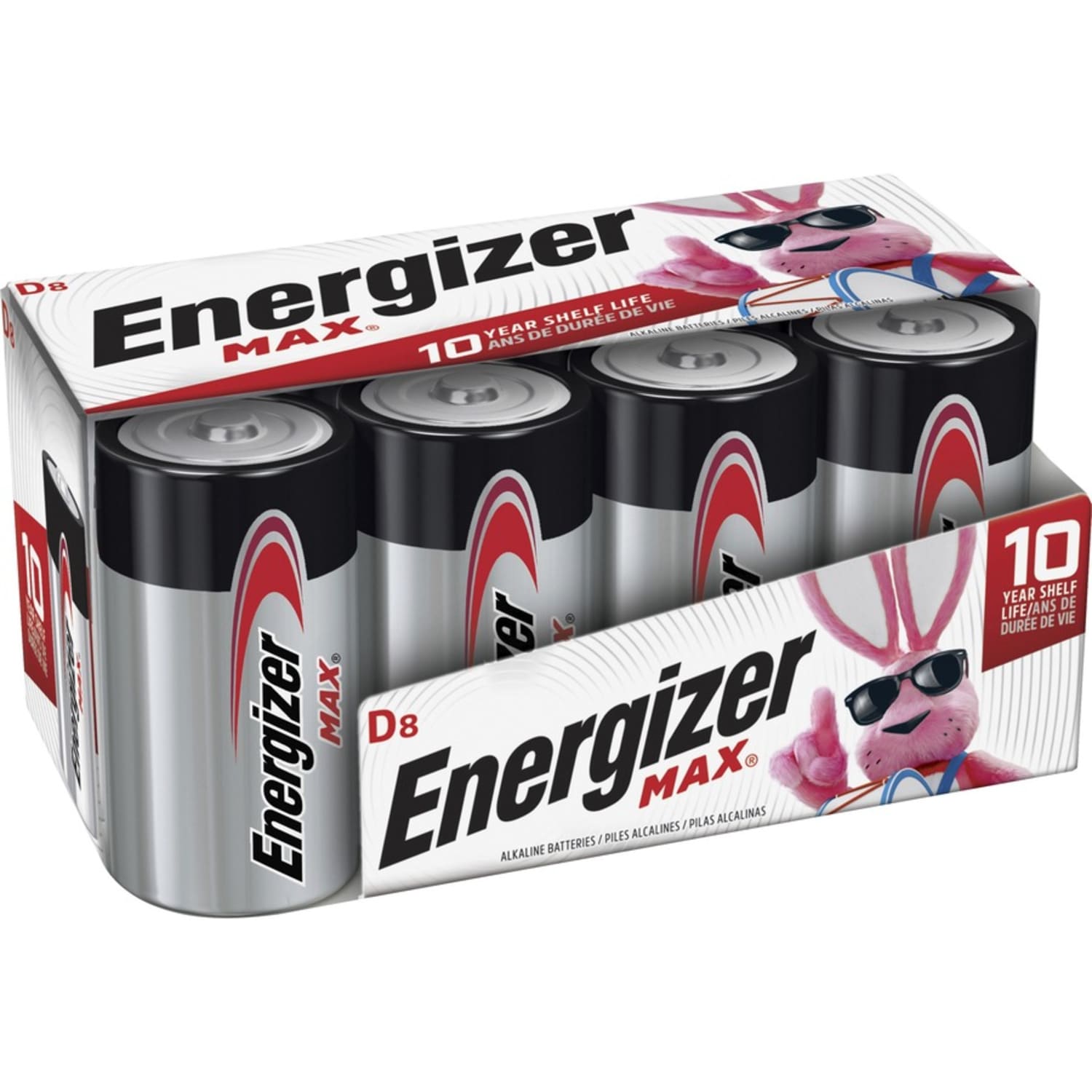 Energizer MAX Alkaline D Battery 8-Packs - For Multipurpose - D - 8/Pack - 12 / Carton - Image 4