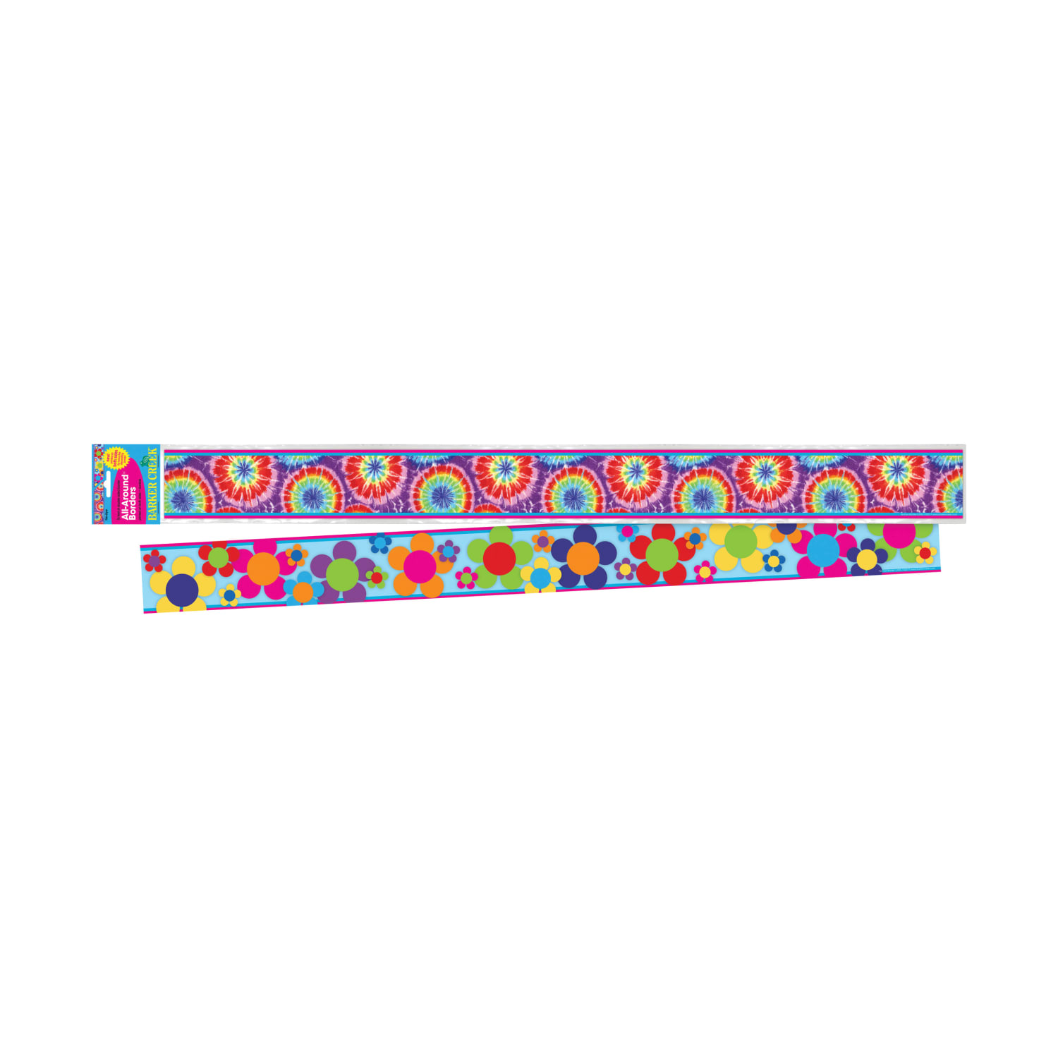 Barker Creek Double-Sided Border Strips, 3in x 35in, Tie Dye, Set Of 24 - Image 5