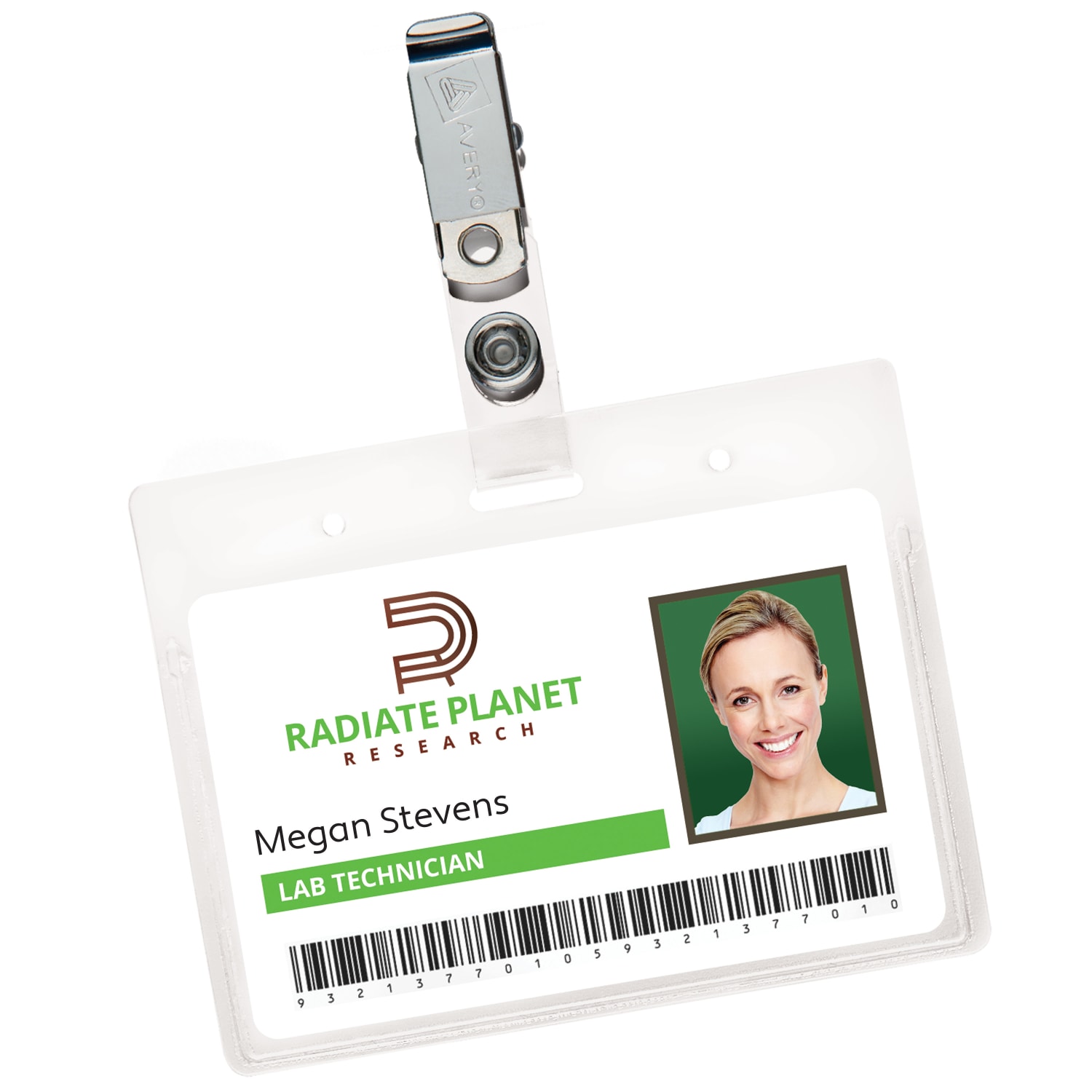 Avery Secure Top Badge Holders, For 2 1/4in x 3 1/2in Badge, Landscape With Clip, Clear, Box Of 50 - Image 5