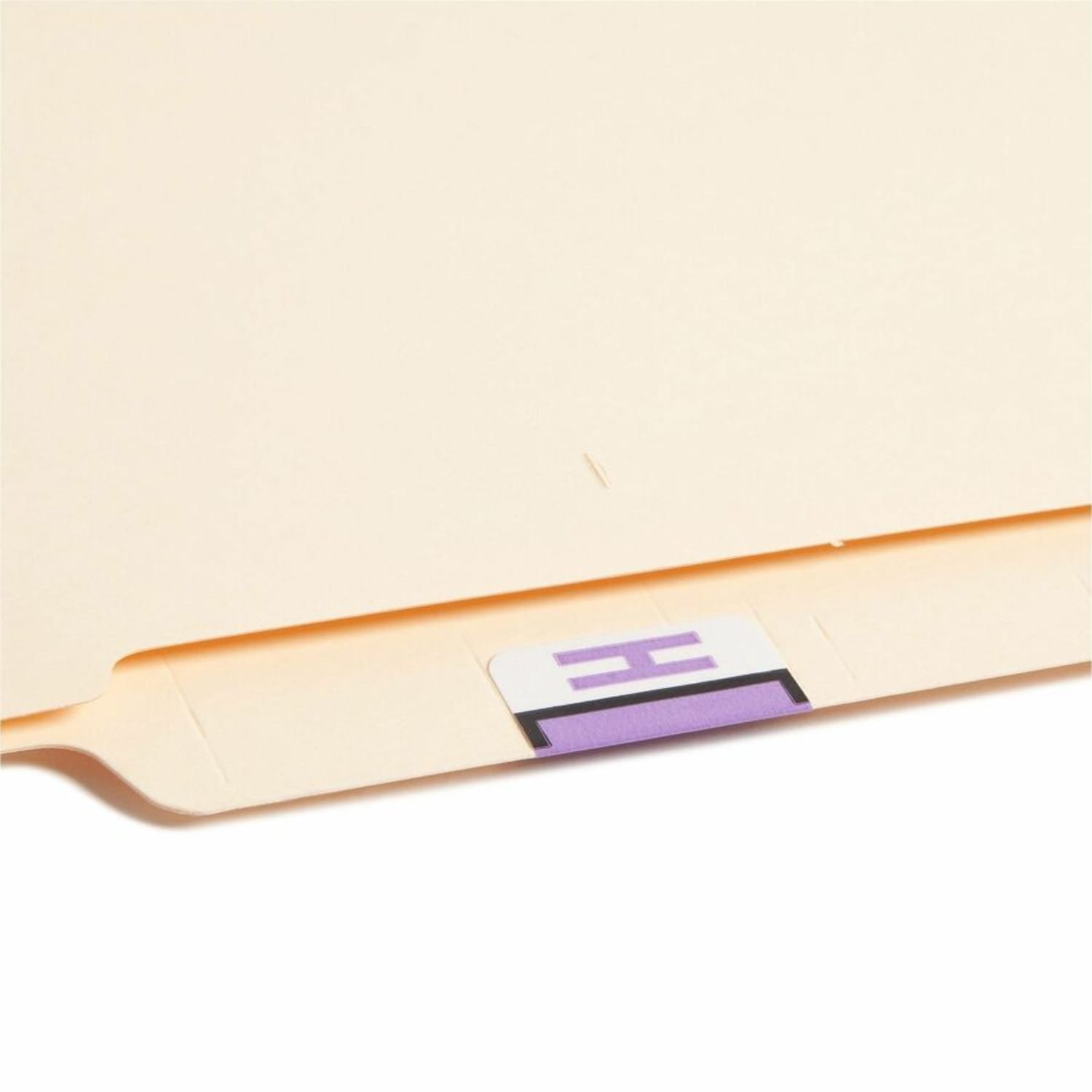 Smead BCCR Bar-Style Permanent Alphabetical Labels, H, Lavender, Roll Of 500 - Image 5