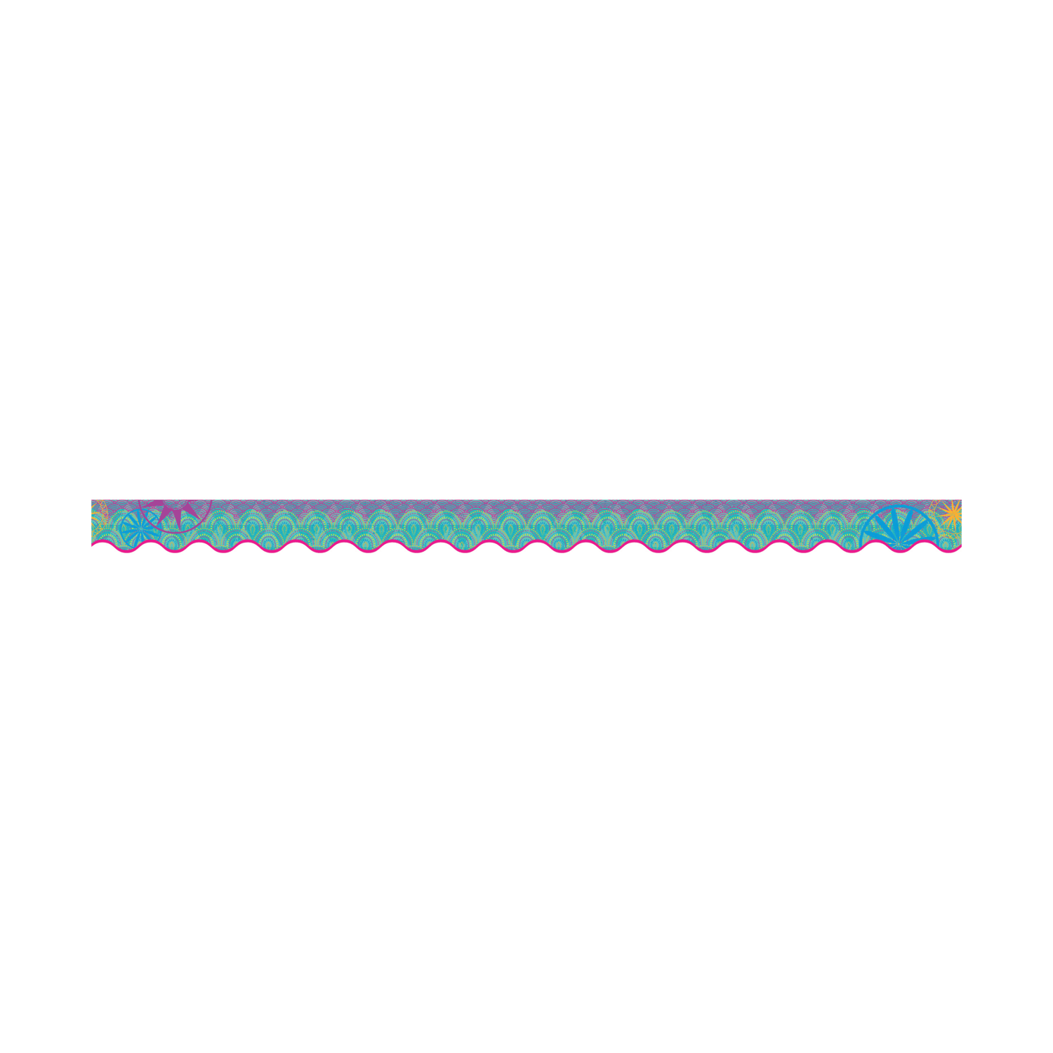 Barker Creek Scalloped-Edge Border Strips, 2 1/4in x 36in, Life Is Beautiful, Pre-K To College, Pack Of 26 - Image 4