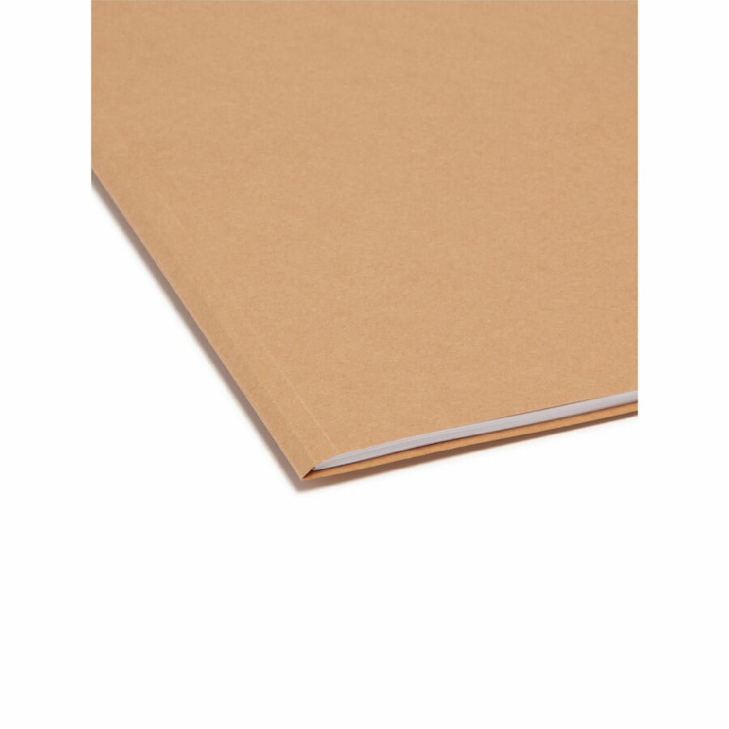 Smead Straight-Cut Kraft File Folders, Legal Size, Kraft, Box Of 100 - Image 5