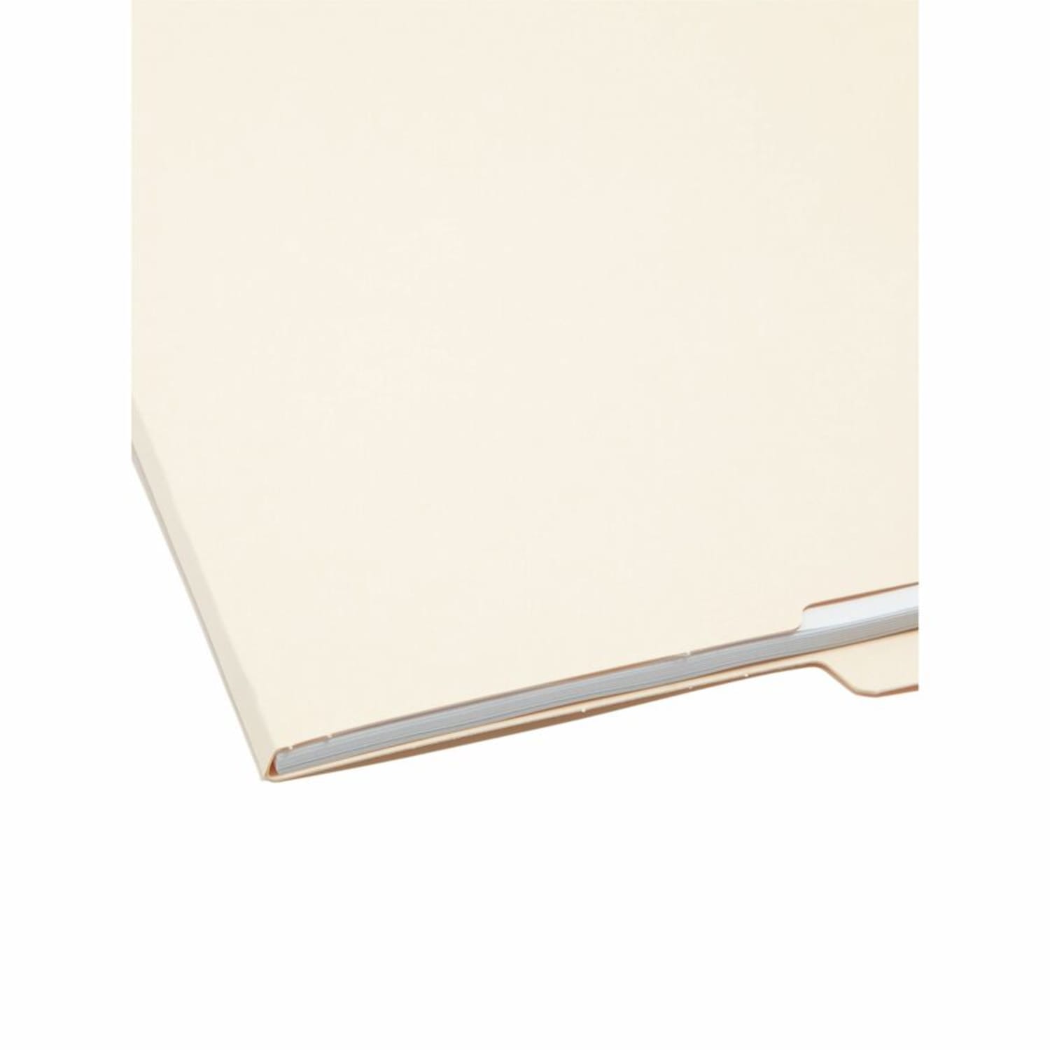 Smead File Folders With Reinforced End Tabs, 1/2-Cut Top Right, Letter Size, Manila, Box Of 100 - Image 4