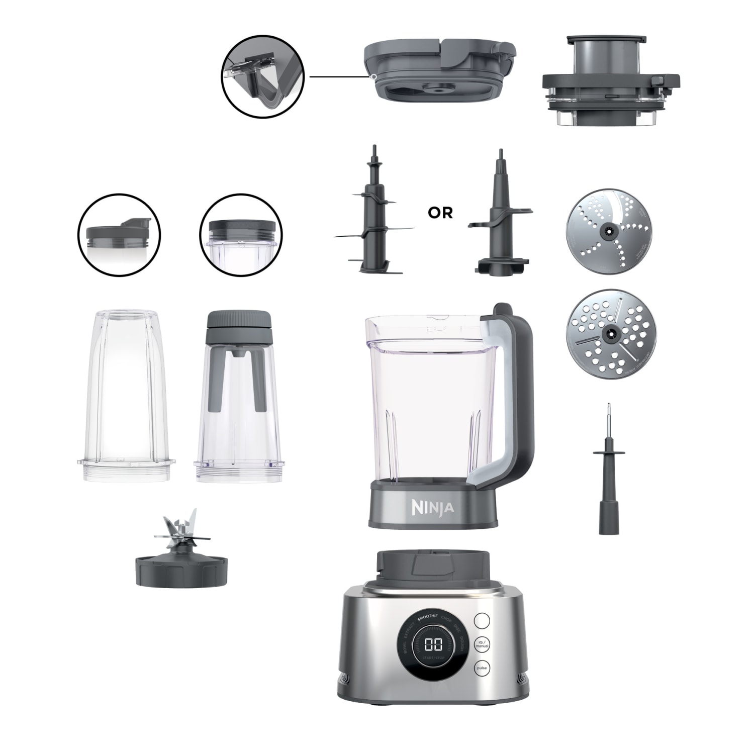 Ninja Foodi 7-Speed Power Blender Ultimate System With XL Smoothie Bowl Maker And Nutrient Extractor, Platinum - Image 3