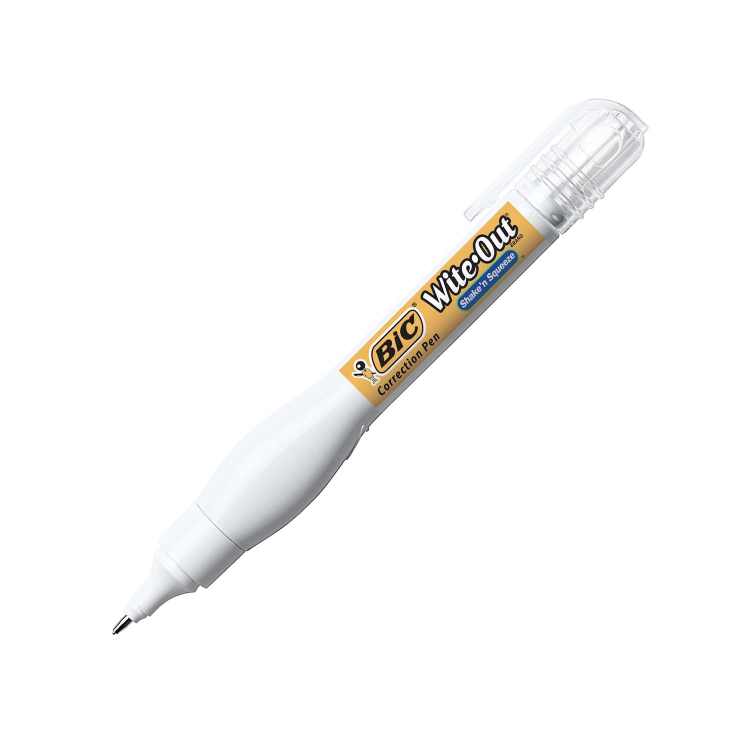 BIC Wite-Out Shake N Squeeze Correction Pen, 8 ml, White, Pack Of 2 - Image 3