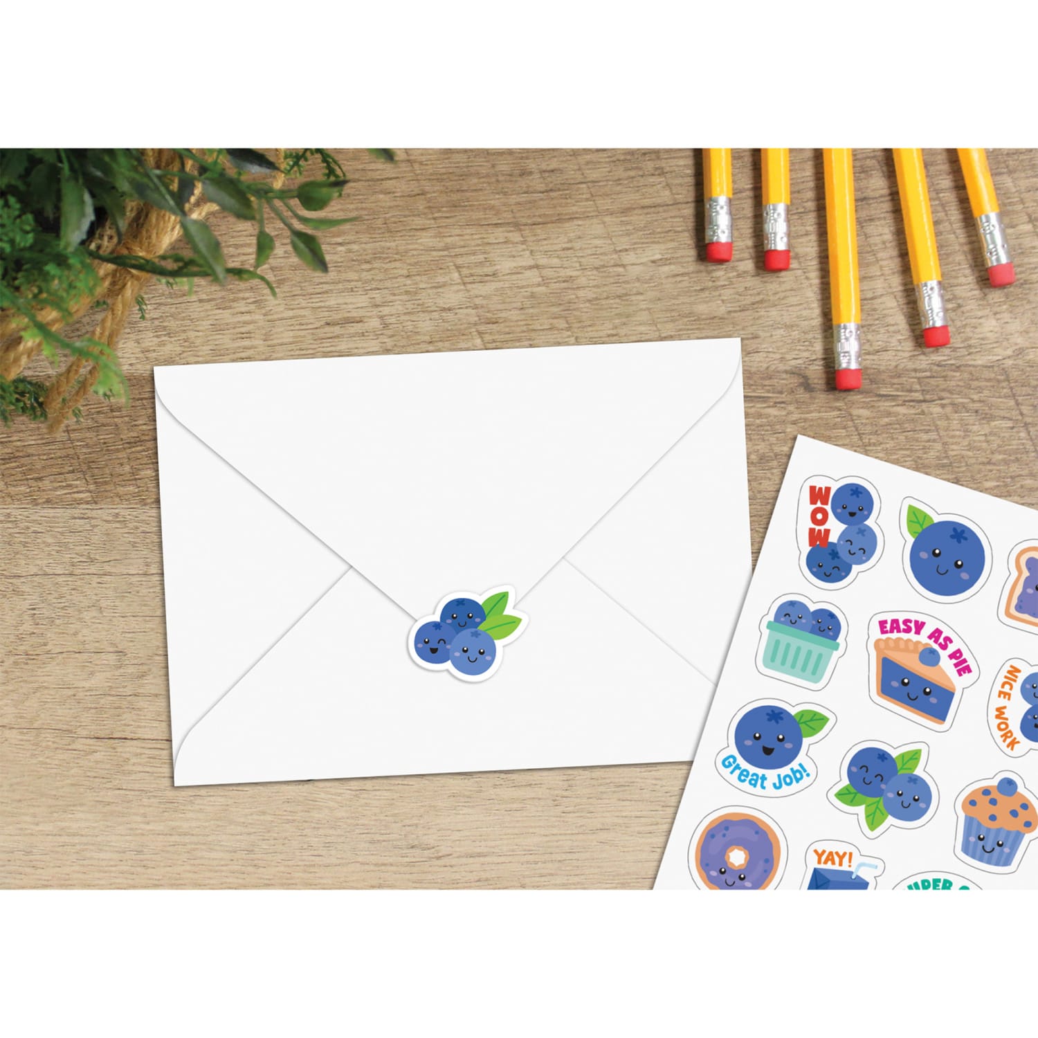 Teacher Created Resources Smelly Stickers, Blueberry, 120 Per Pack, Set Of 6 Packs - Image 5