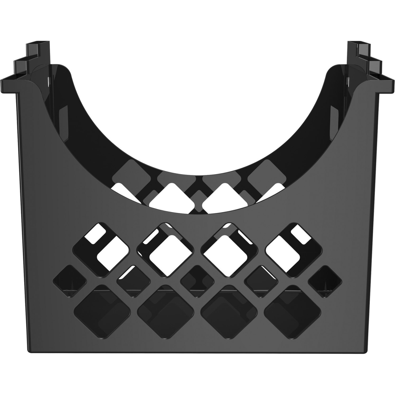 Deflecto Sustainable Office Desktop Hanging File Holder - 9.6in Height x 13.3in Width x 8.5in Depth - Desktop - Recycled - Black - 1Each - Image 3