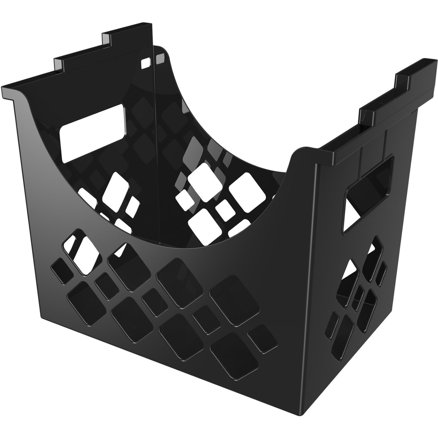 Deflecto Sustainable Office Desktop Hanging File Holder - 9.6in Height x 13.3in Width x 8.5in Depth - Desktop - Recycled - Black - 1Each - Image 5