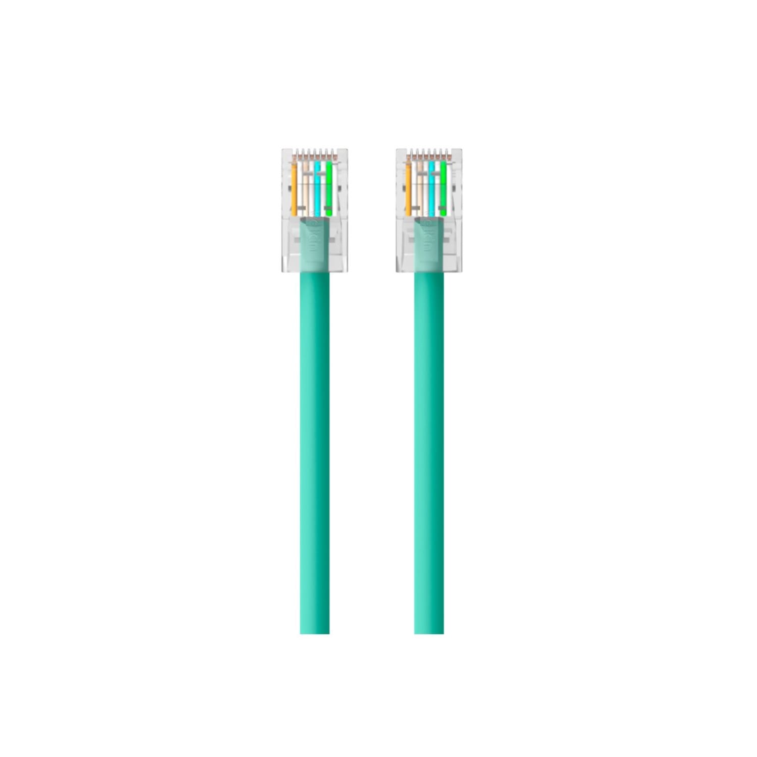 Belkin - Patch cable - RJ-45 (M) to RJ-45 (M) - 2 ft - UTP - CAT 5e - molded, snagless - green -  - A3L79102GRN