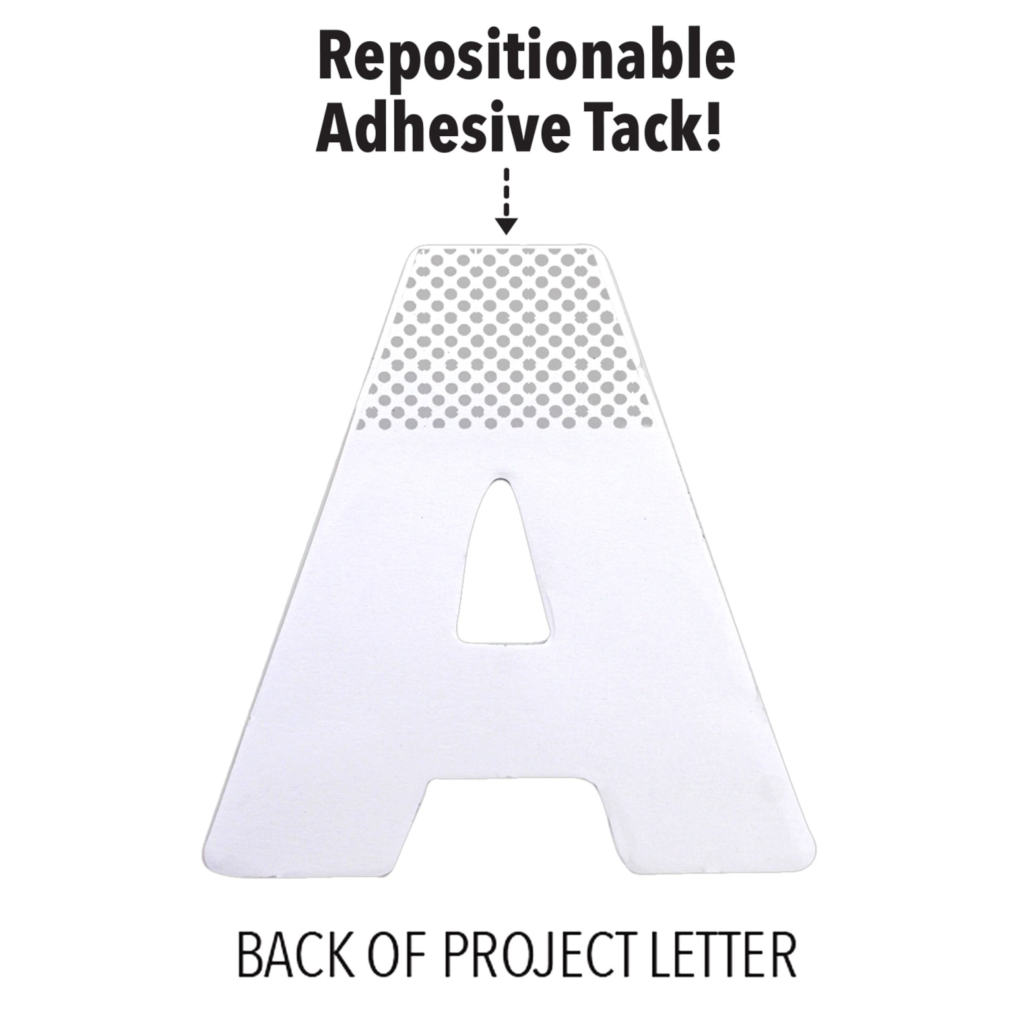 ArtSkills 100% Recycled Quick Letters, 2in, Assorted Holographic Colors, Pack Of 216 - Image 3