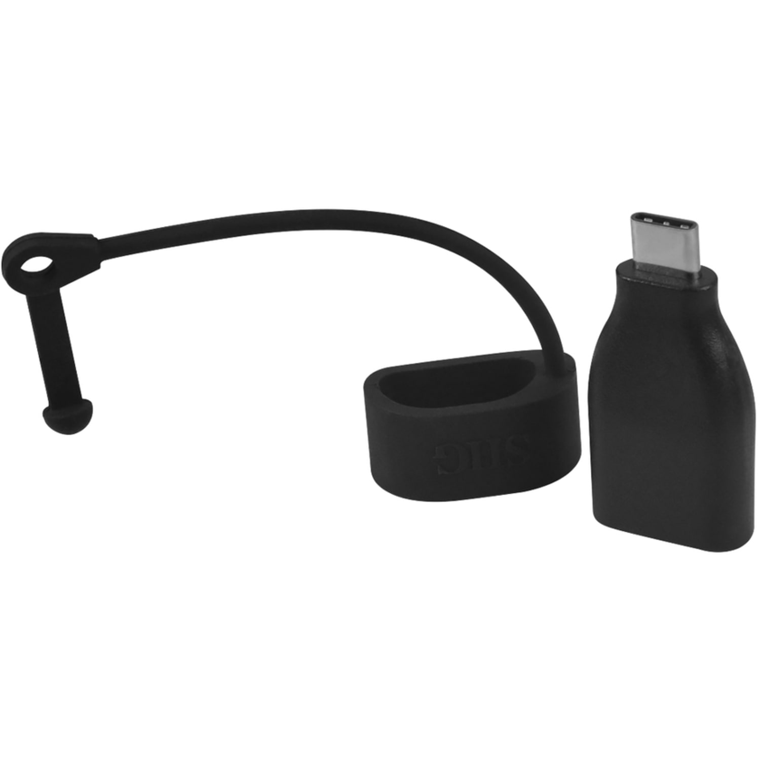 SIIG USB 3.1 GEN 1 Type-C to Type-A Adapter - M/F - 1 x Type C USB Male - 1 x 9-pin Type A USB Female - Nickel Connector - Black - 1 - Image 5