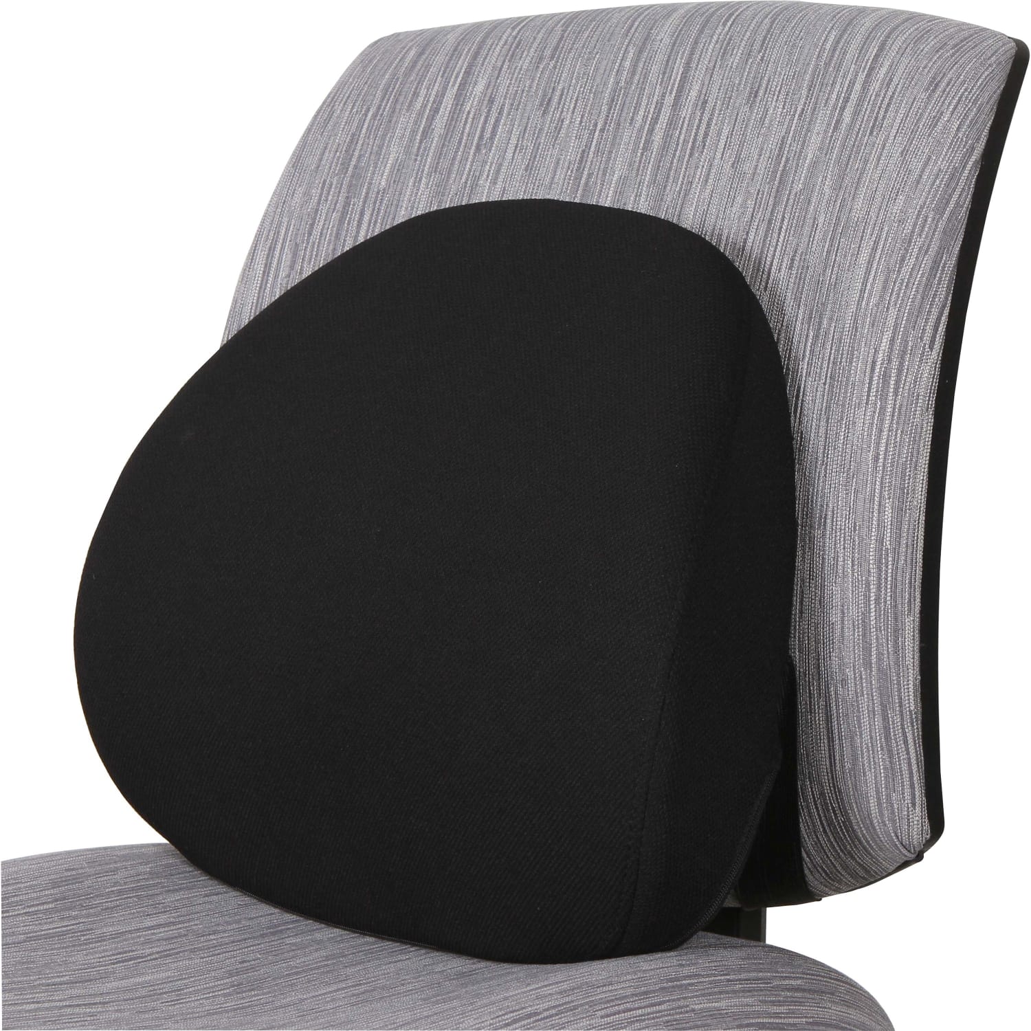 Lorell Ergo Fabric Lumbar Back Support, Black