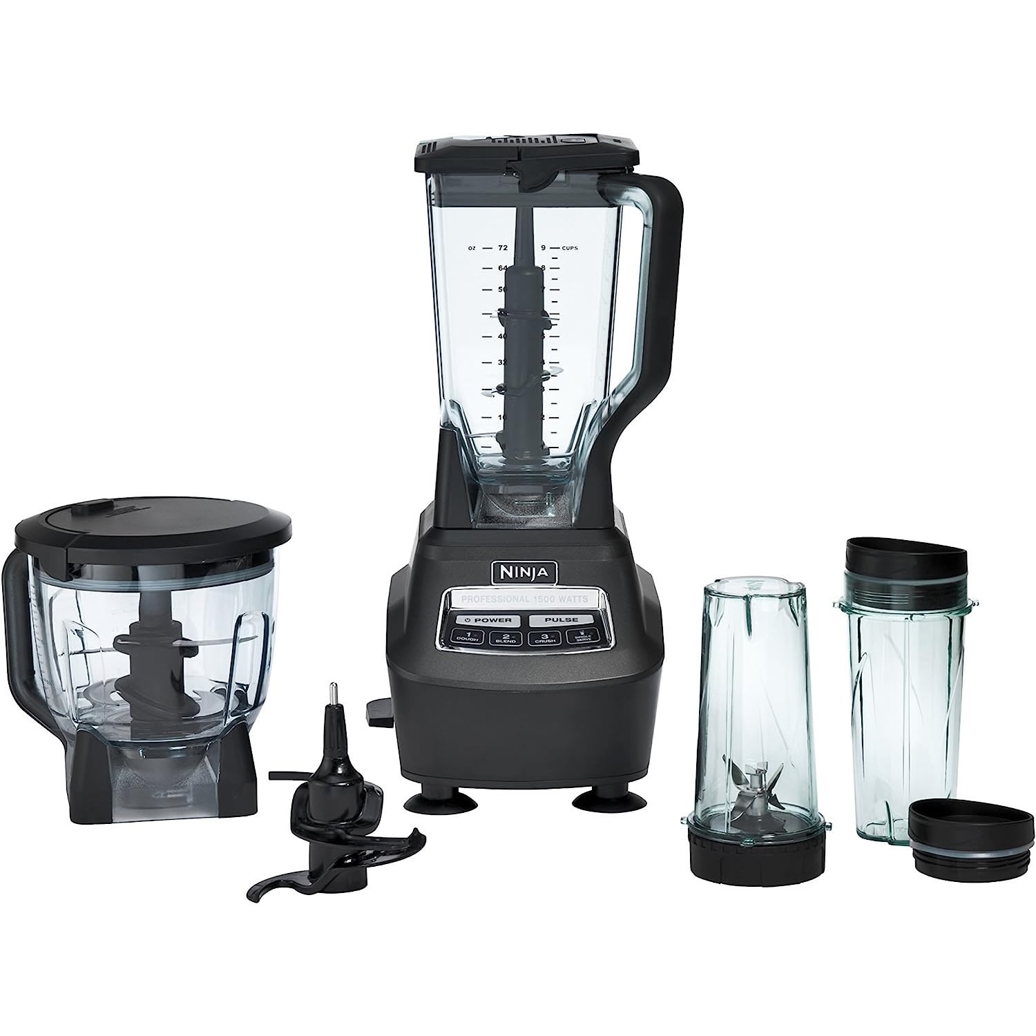 Ninja Mega Kitchen System Blender/Food Processor, Black
