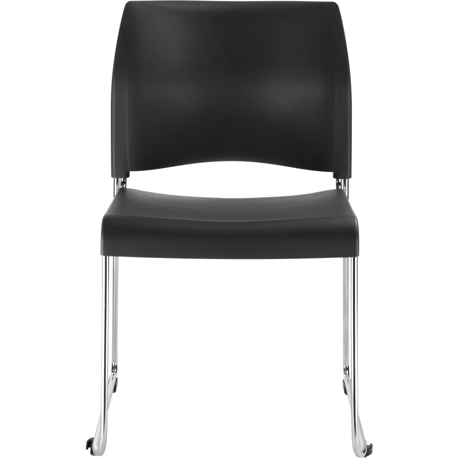 National Public Seating 8800 Series Cafetorium Plastic Stack Chairs Charcoal SlateChrome Pack Of 4 Chairs PopularChairscom