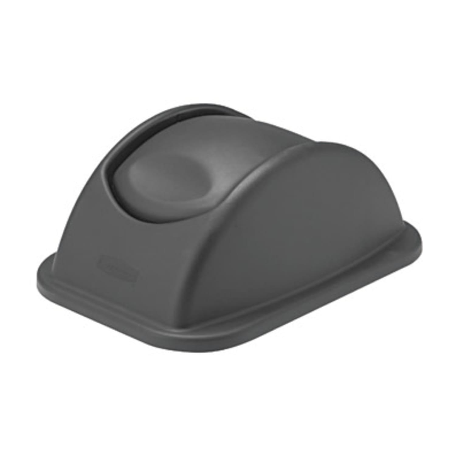 Rubbermaid Rectangular Free-Swinging Plastic Lids, Black