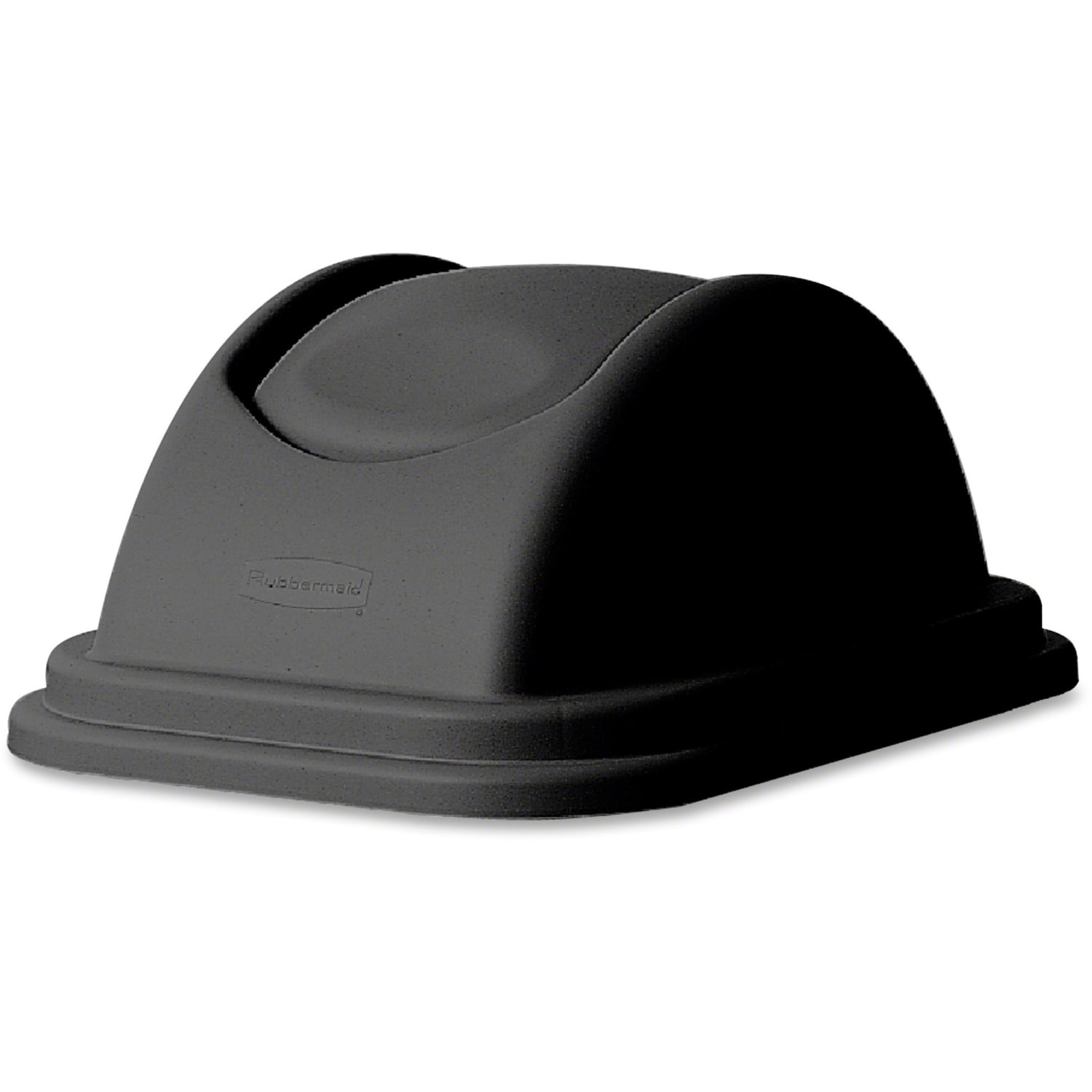 Rubbermaid Rectangular Free-Swinging Plastic Lids, Black - Image 3