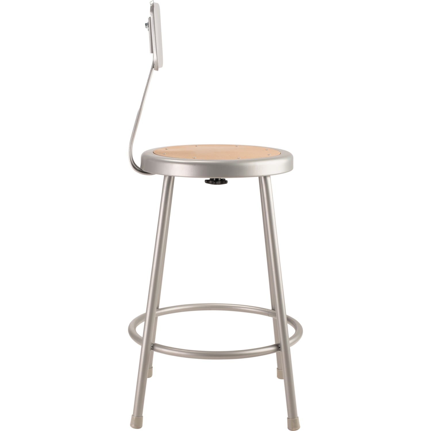 National Public Seating Hardboard Stool With Back 24inH Gray PopularChairscom National Public Seating Hardboard Stool With Back 24inH Gray PopularChairscom