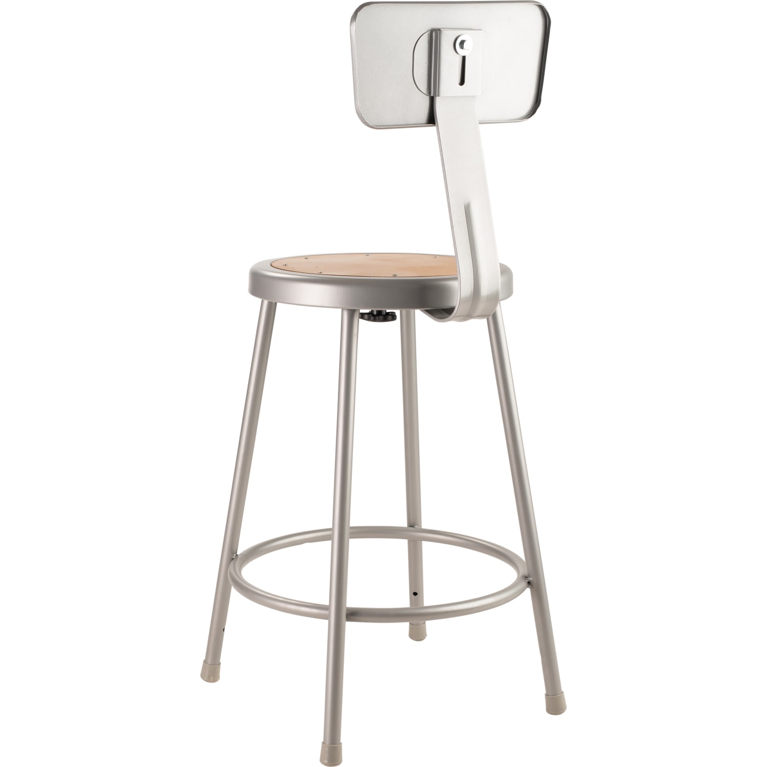 National Public Seating Hardboard Stool With Back 24inH Gray PopularChairscom National Public Seating Hardboard Stool With Back 24inH Gray PopularChairscom