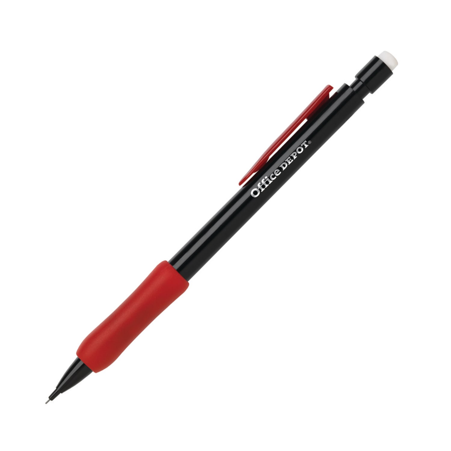 Office Depot Brand Mechanical Pencils With Comfort Grip, 0.7mm, Black Barrel,Pack Of 12 - Image 3