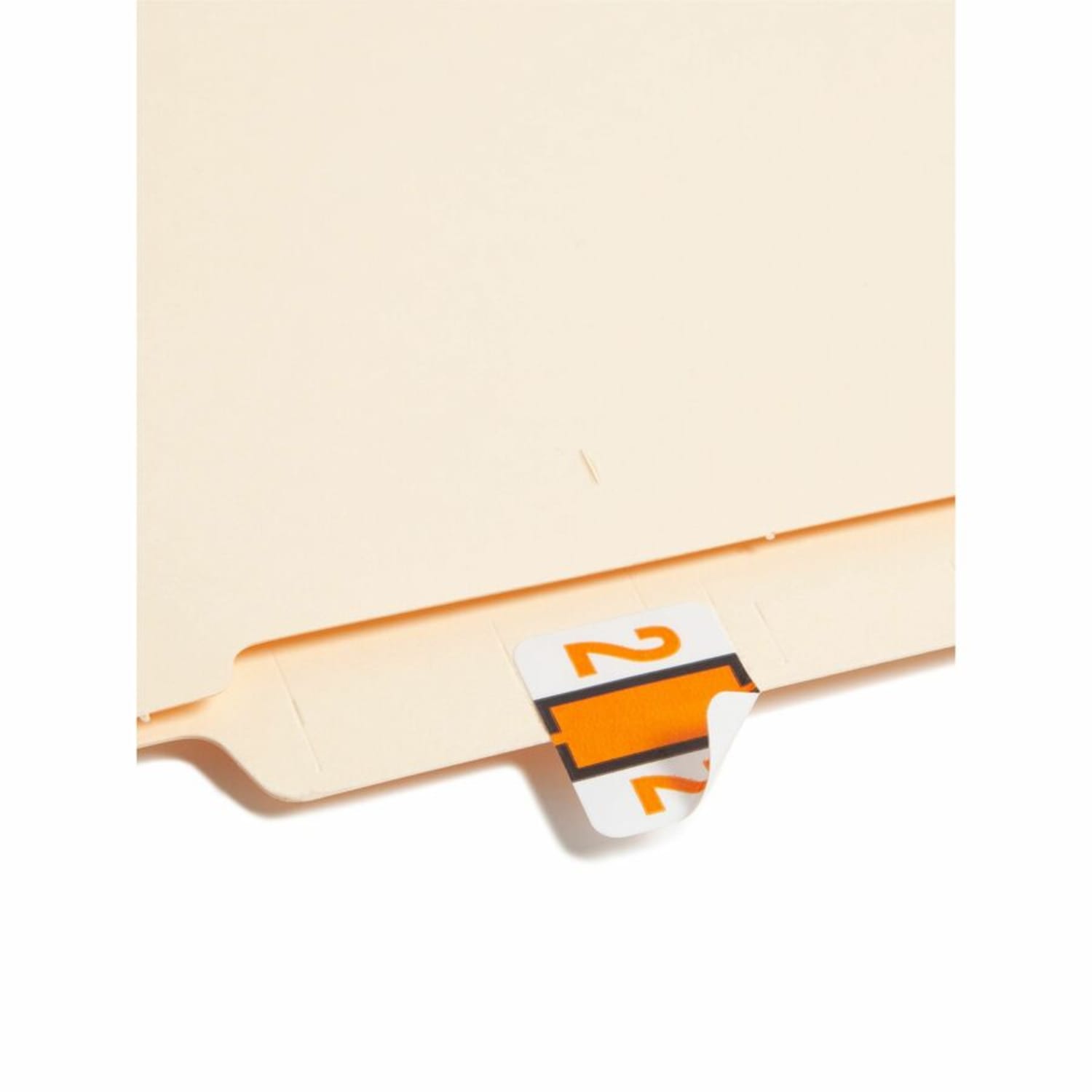 Smead BCCRN Bar-Style Permanent Numerical Labels, 2, Light Orange, Roll Of 500 - Image 5