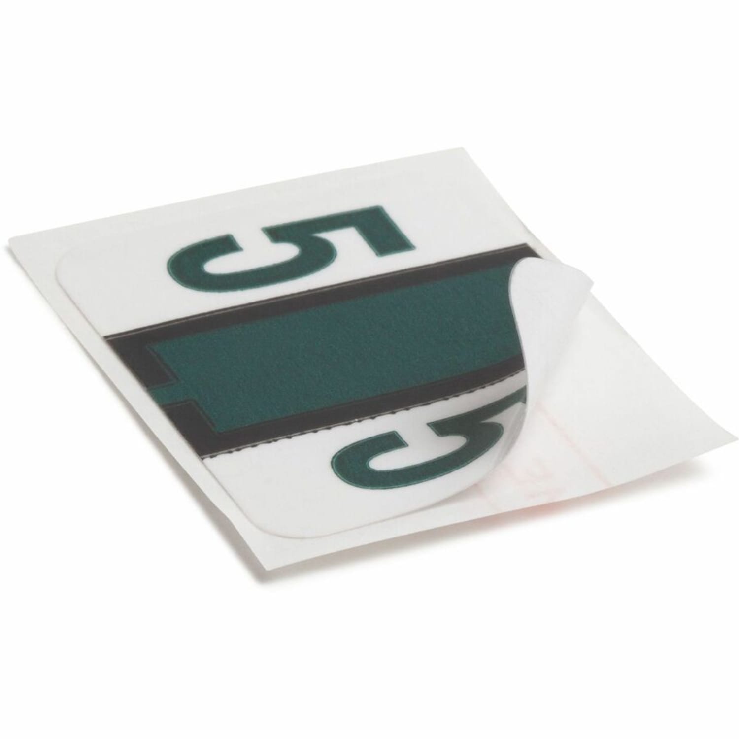 Smead BCCRN Bar-Style Permanent Numerical Labels, 5, Dark Green, Roll Of 500 - Image 6