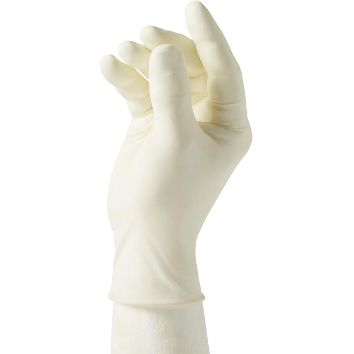 Curad Powder-Free Latex Exam Gloves, Small, Box Of 100 - Image 4