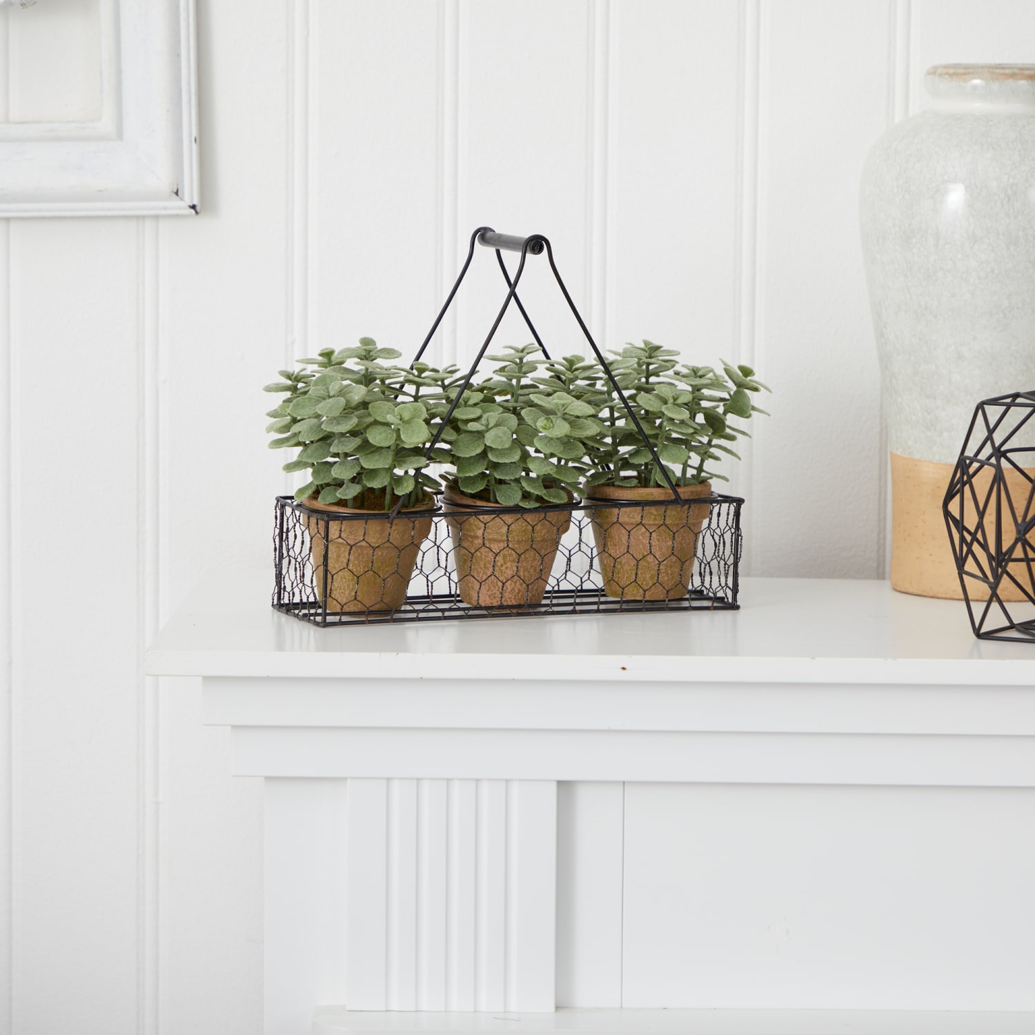 Nearly Natural Mini Jade Garden 9-1/2inH Artificial Plant, 9-1/2inH x 11inW x 4inD, Green/Brown - Image 4