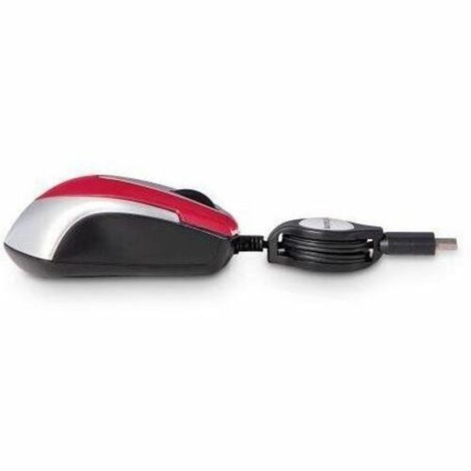 Verbatim USB-C Mini Optical Travel Mouse-Red - Optical - Cable - Red - USB Type C - 3 Button(s) - 1 - Image 6