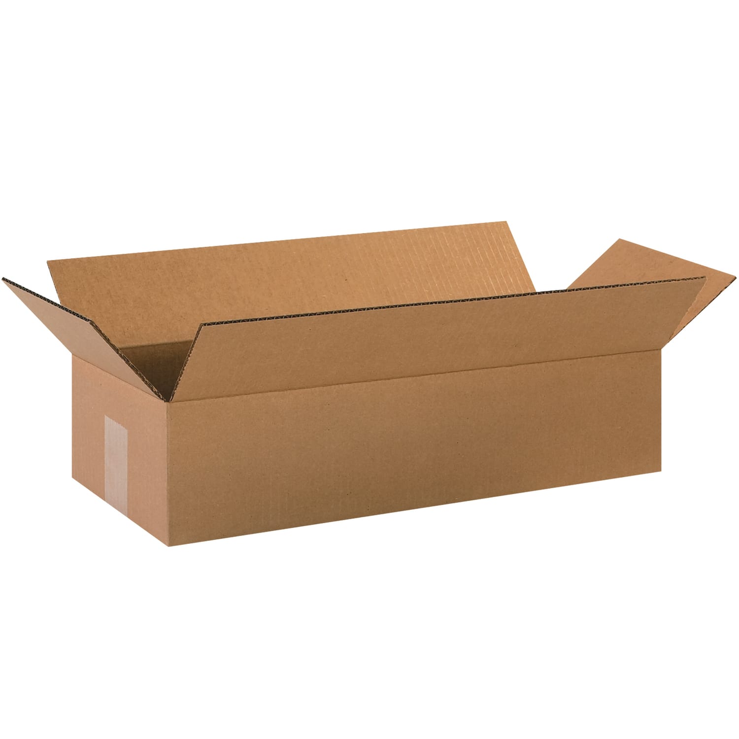Partners Brand Long Corrugated Boxes, 4inH x 8inW x 20inD, Kraft, Bundle Of 25 - Image 3