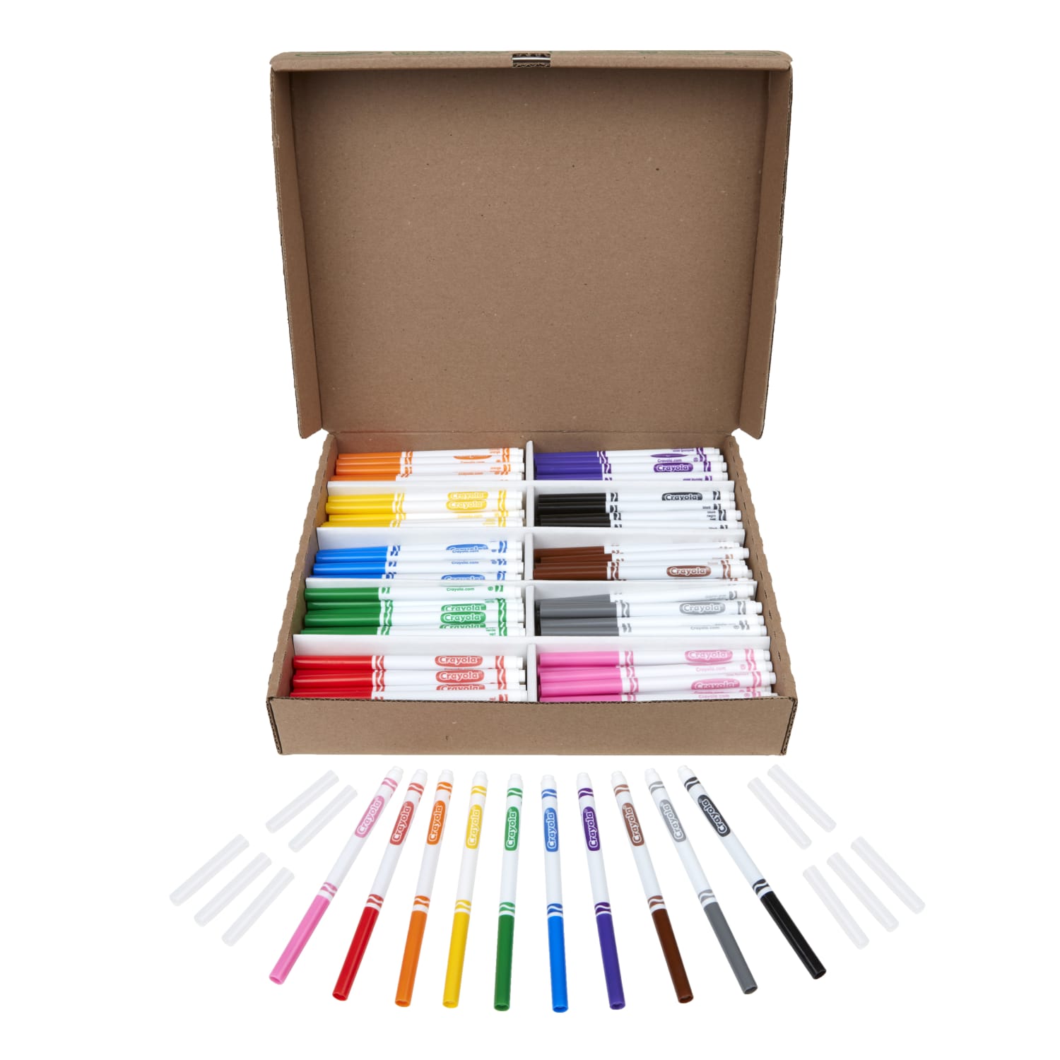 Crayola Fine Line Markers, Assorted Classic Classpack, Box Of 200 - Image 4