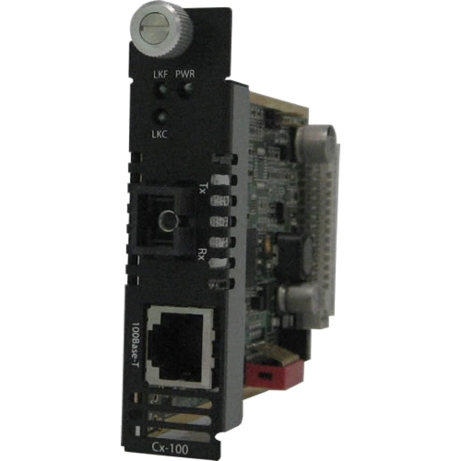 Perle C-100-S1SC20D Media Converter - 1 x Network (RJ-45) - 1 x SC Ports - 100Base-BX, 10/100Base-TX - 12.43 Mile - Internal - Image 3