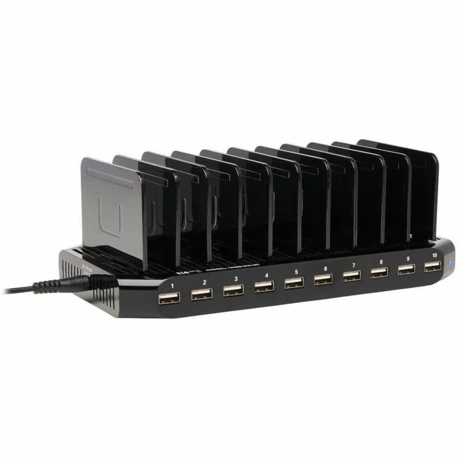 Eaton Tripp Lite Series 10-Port USB Charging Station Hub w Adjustable Storage Tablet/Smartphone/iPad/Iphone 5V 21A 105W - U280010ST - Image 4