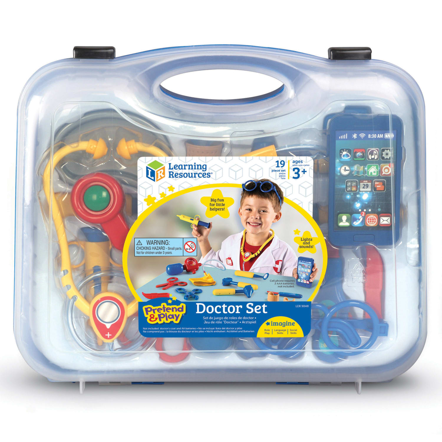 Learning Resources Pretend & Play Doctor Set, 12 1/2inH x 14 1/2inW x 3 1/2inD, Grades Pre-K - 4 - Image 3