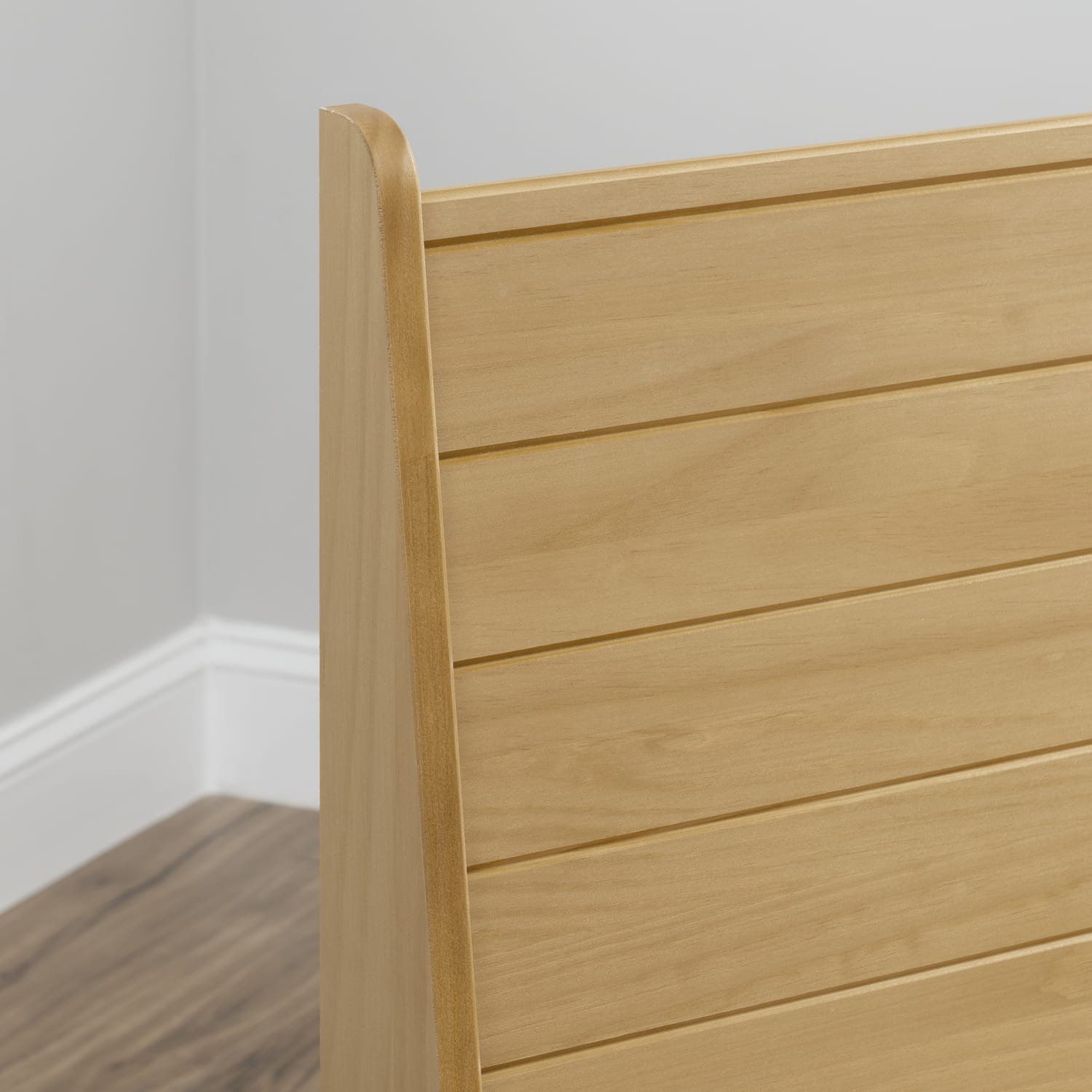 Linon Payson Wooden Storage Bench With Backrest, 33-3/5inH x 27inW x 19-3/4inD, Honey - Image 4