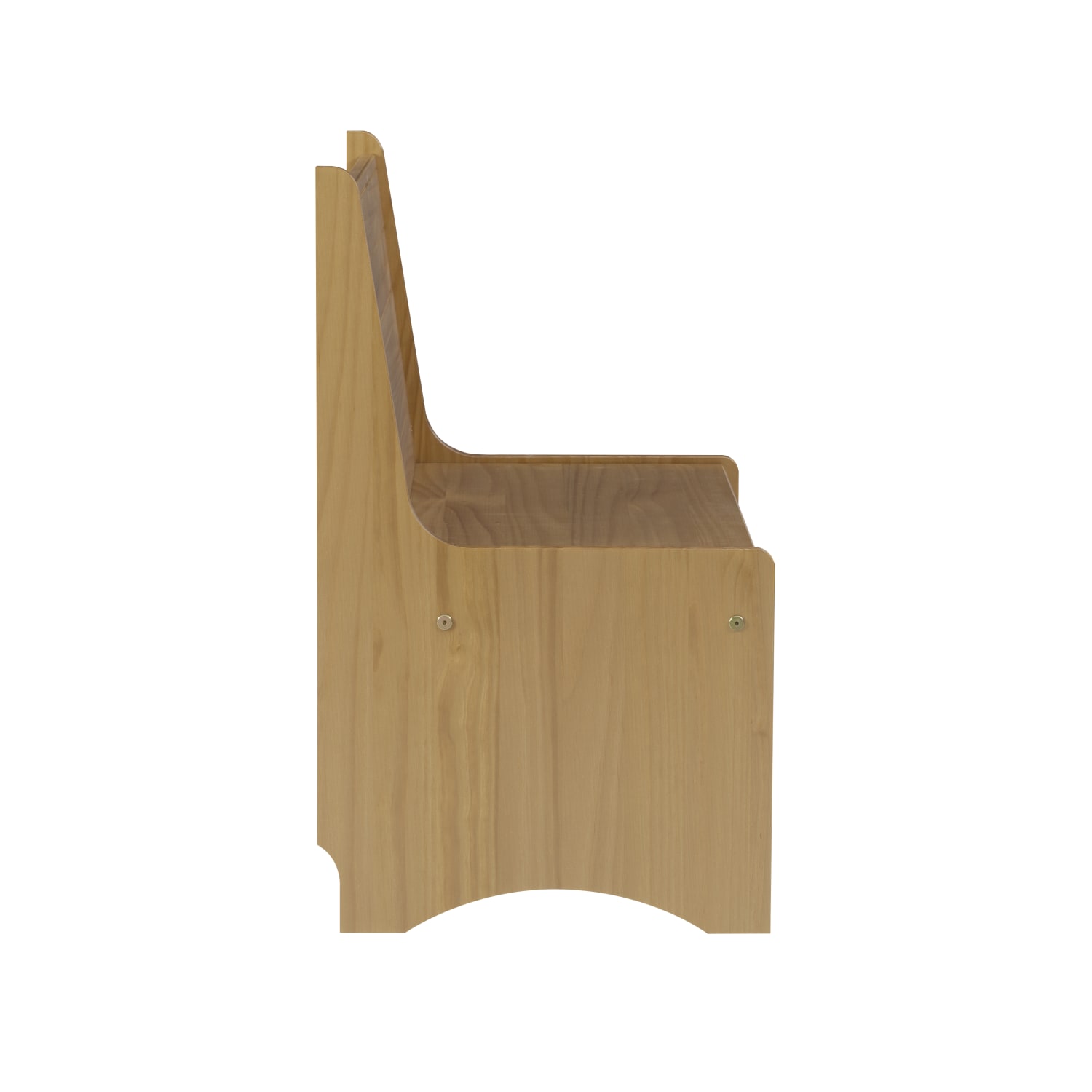 Linon Payson Wooden Storage Bench With Backrest, 33-3/5inH x 27inW x 19-3/4inD, Honey - Image 12