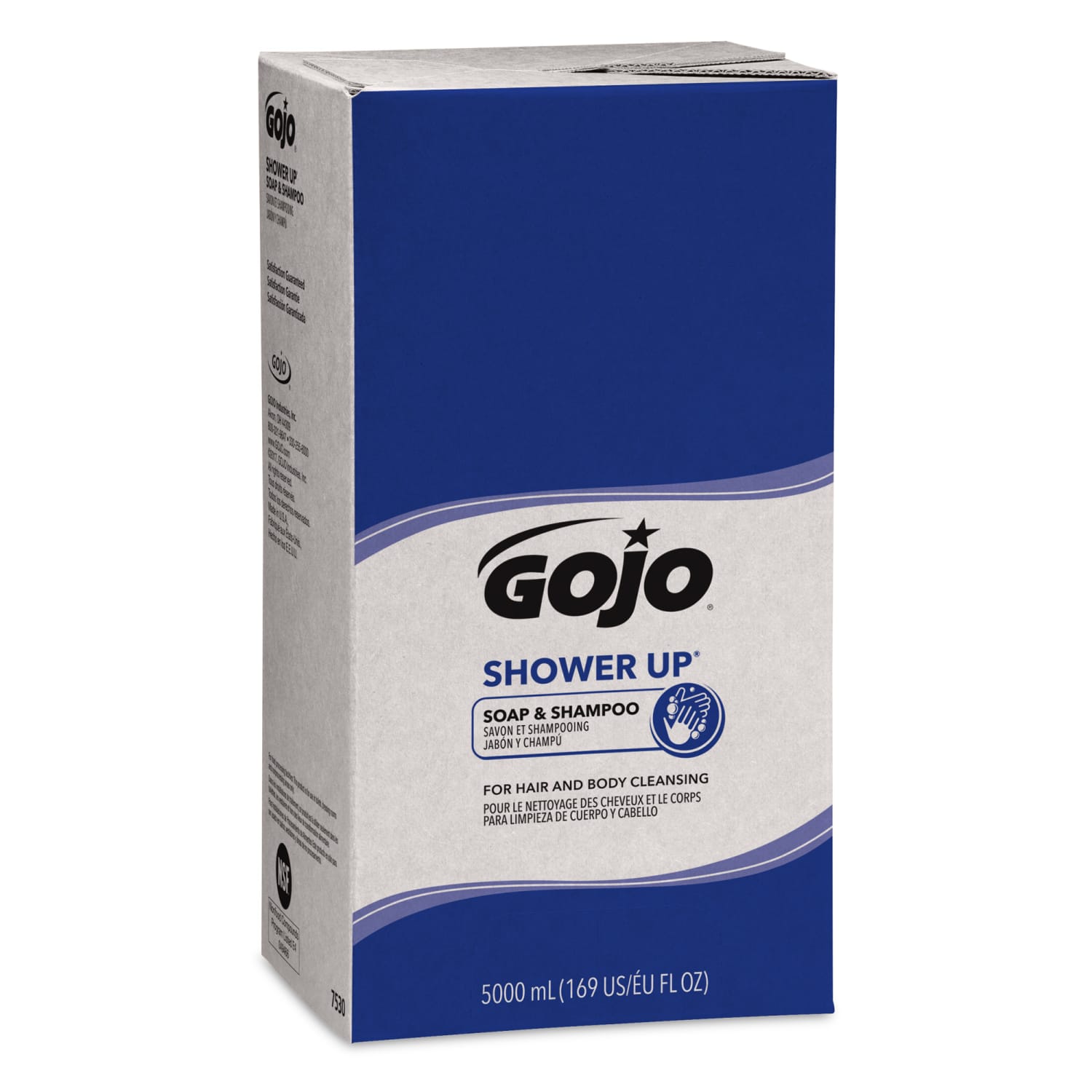GOJO SHOWER UP Clean Scent Soap And Shampoo Refills, 16.91 Oz, Pack Of 2 Refills - Image 3