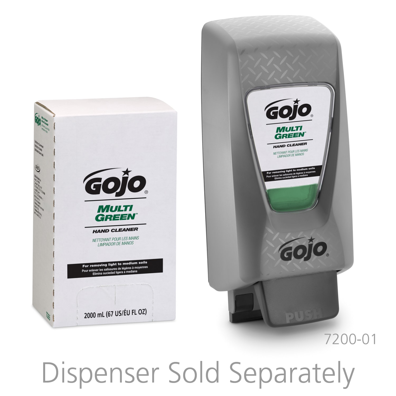 GOJO Multi Green Gel Hand Soap Cleaner, Citrus Scent, 67.63 Oz, Carton Of 4 Bottles - Image 5