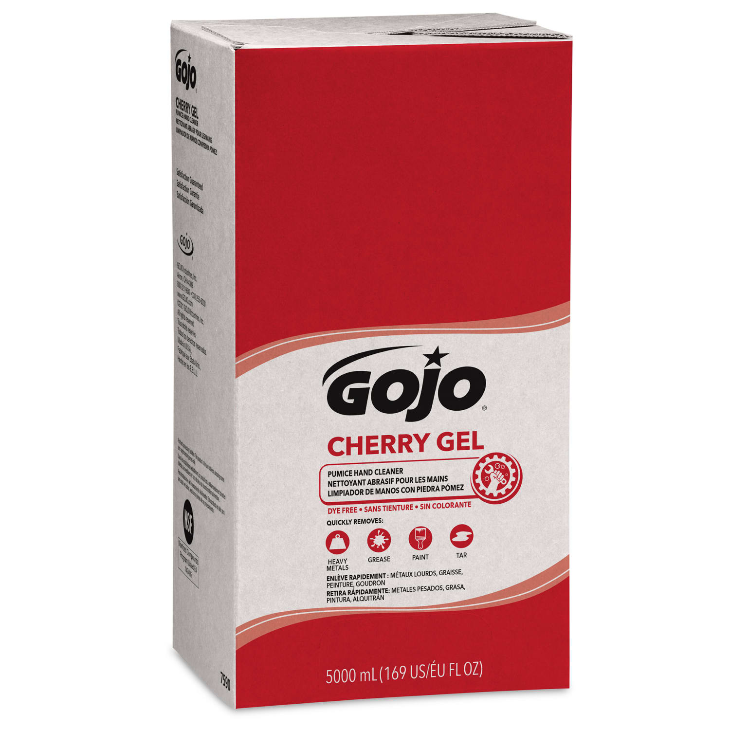 GOJO PRO TDX Gel Pumice Hand Soap Cleaner, Cherry Scent, 169.07 Oz, Carton Of 2 Refills - Image 3