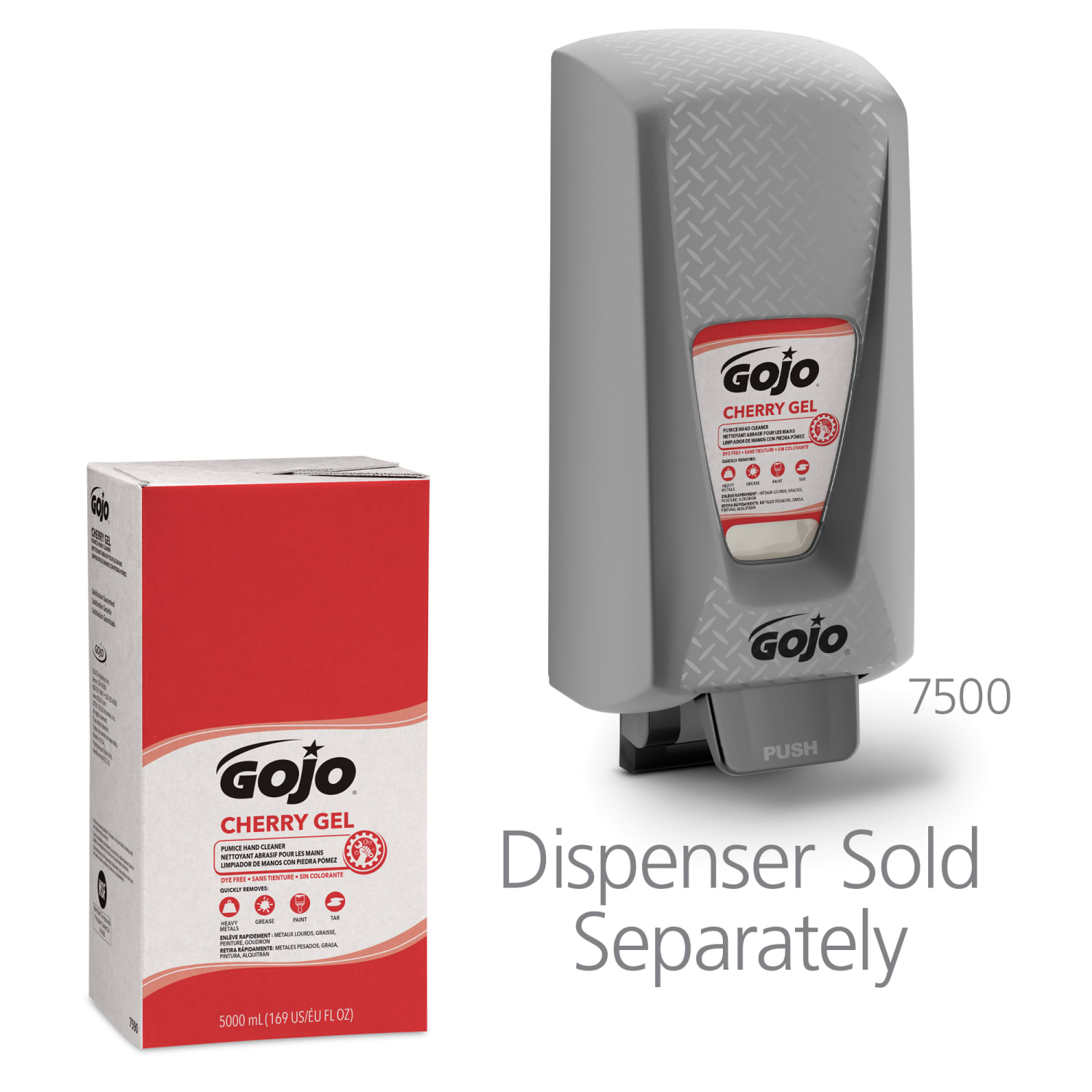 GOJO PRO TDX Gel Pumice Hand Soap Cleaner, Cherry Scent, 169.07 Oz, Carton Of 2 Refills - Image 5