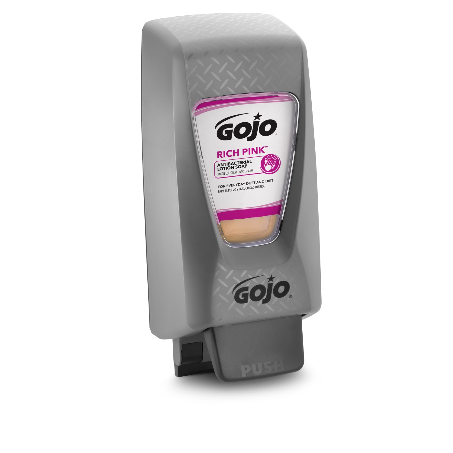GOJO Rich Pink Antibacterial Lotion Soap Refill, Floral Scent, 67.62 Oz - Image 3