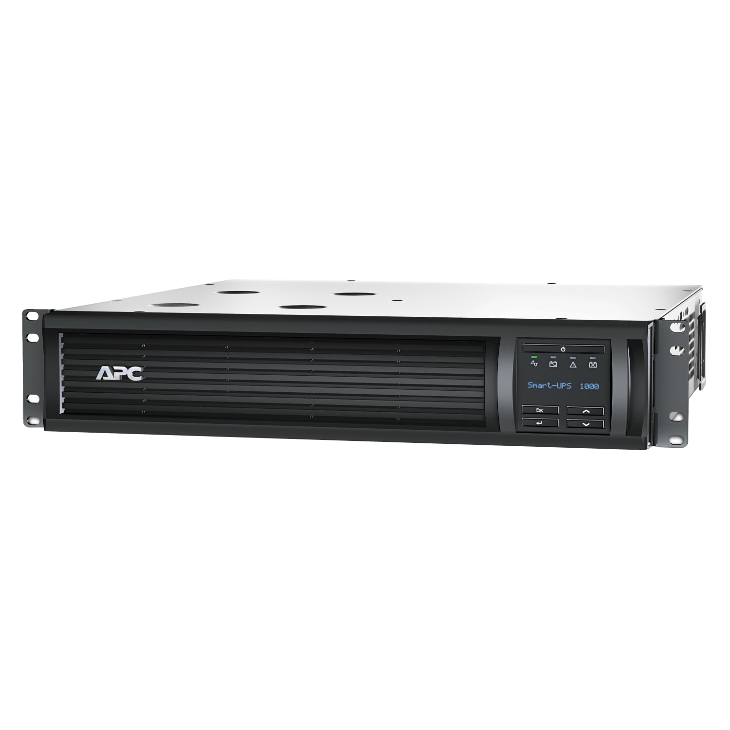 APC Smart-UPS 6-Outlet Rack-Mount Uninterruptible Power Supply, 1,000VA/700 Watts, SMT1000RM2UC