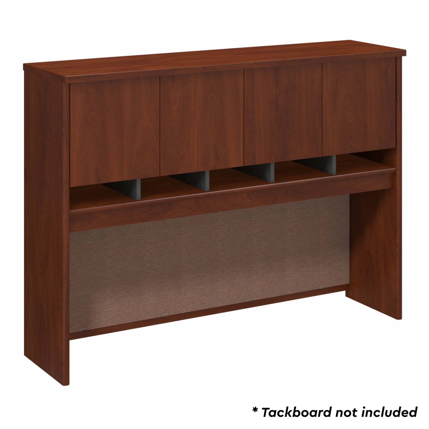 Bush Business Furniture Components Hutch 60inW, Hansen Cherry/Graphite Gray, Standard Delivery - Image 3