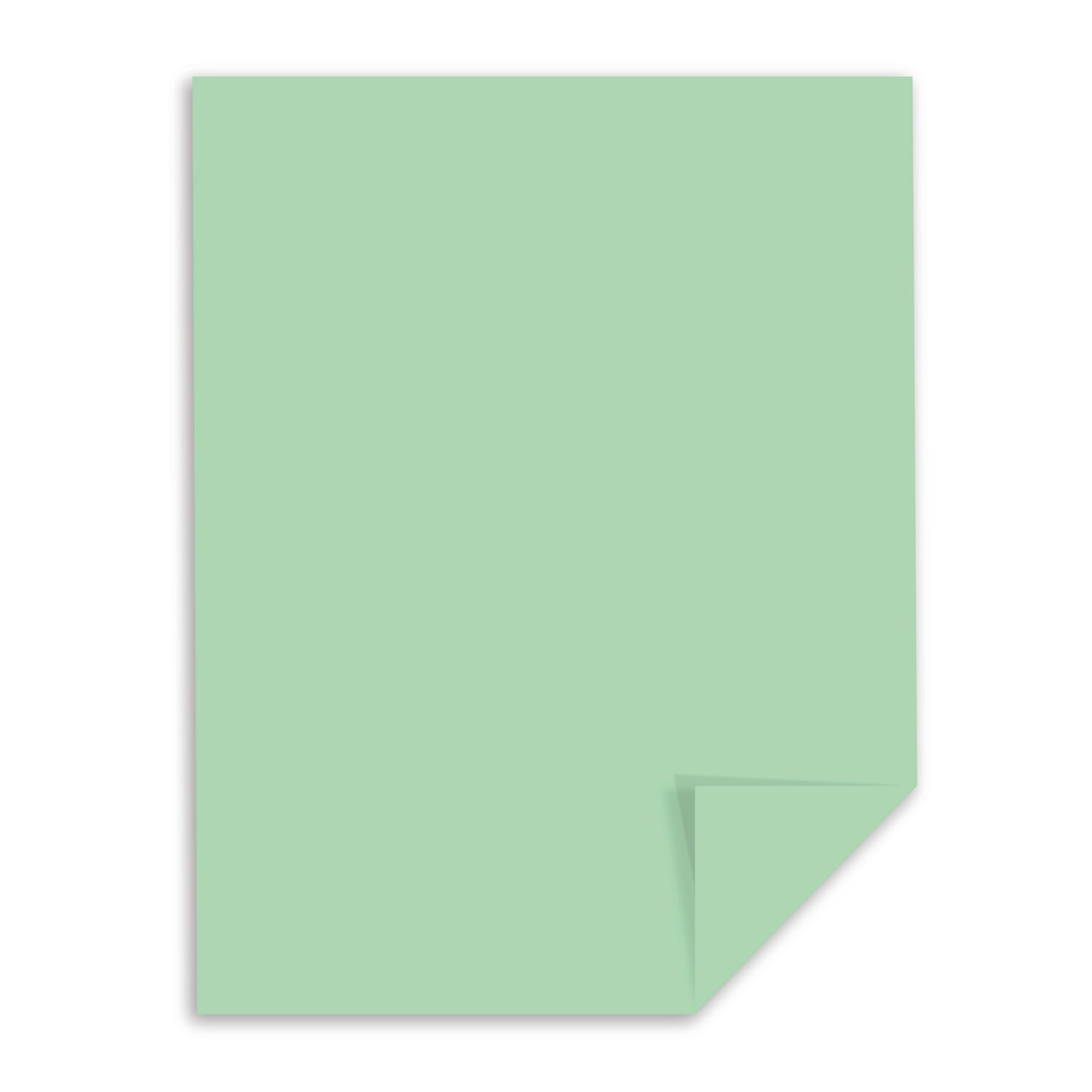 Neenah Exact Index Card Stock, 8 1/2in x 11in, 110 Lb., Green, Pack Of 250 Sheets - Image 4