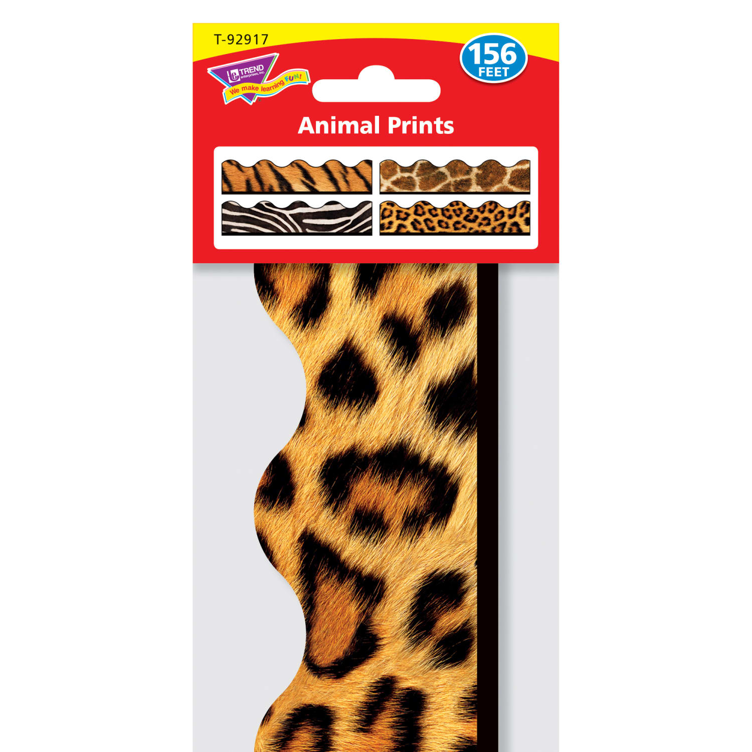 Trend Terrific Trimmers, Animal Prints, 156ft Per Pack, Set Of 2 Packs - Image 5
