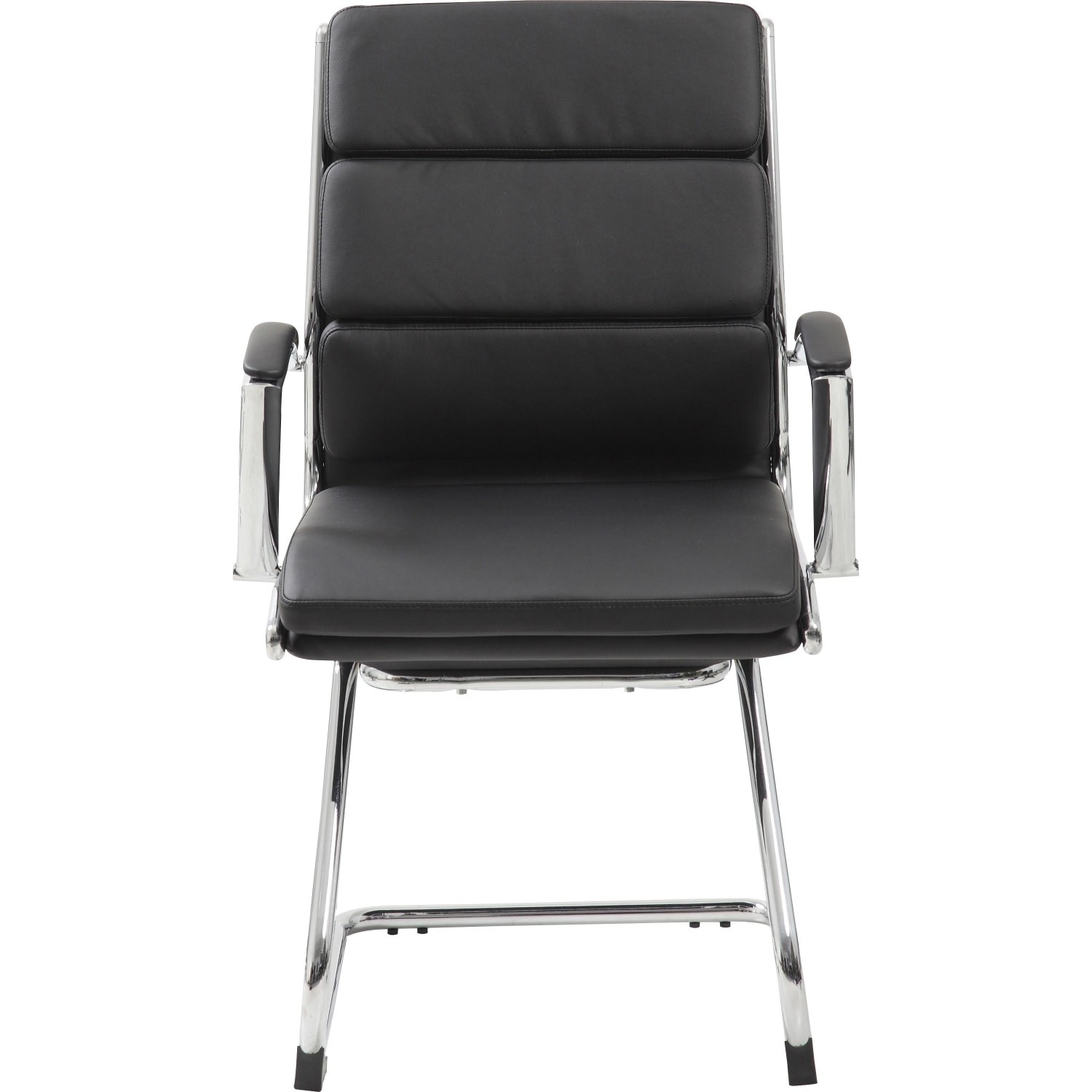 Boss Office Products CaressoftPlus Guest Chair BlackChrome PopularChairscom Boss Office Products CaressoftPlus Guest Chair BlackChrome PopularChairscom