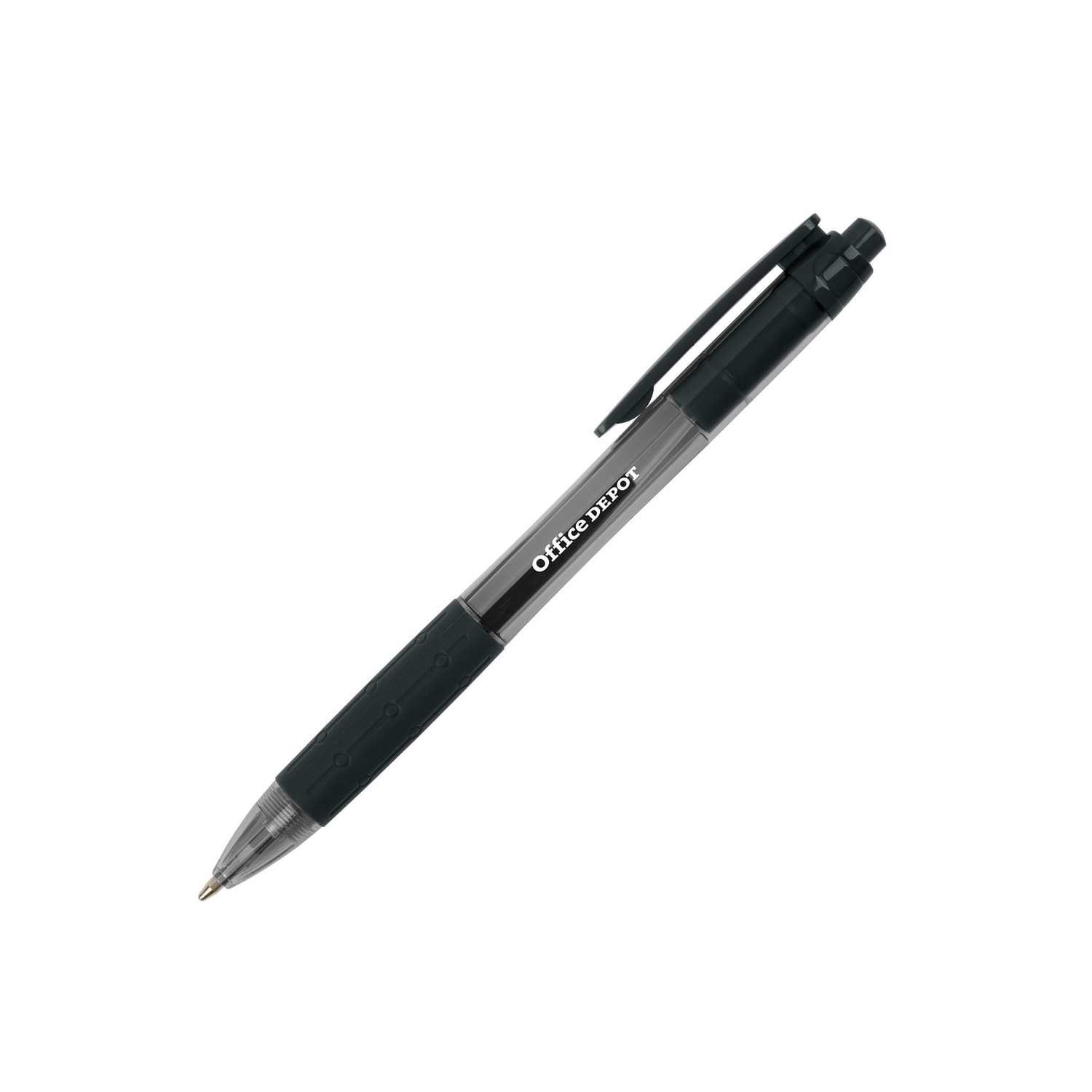 Office Depot Brand Retractable Ballpoint Pens With Grips, Medium Point, 1.0 mm, Black/Blue/Red Barrels, Black/Blue/Red Inks, Pack Of 50 Pens - Image 4