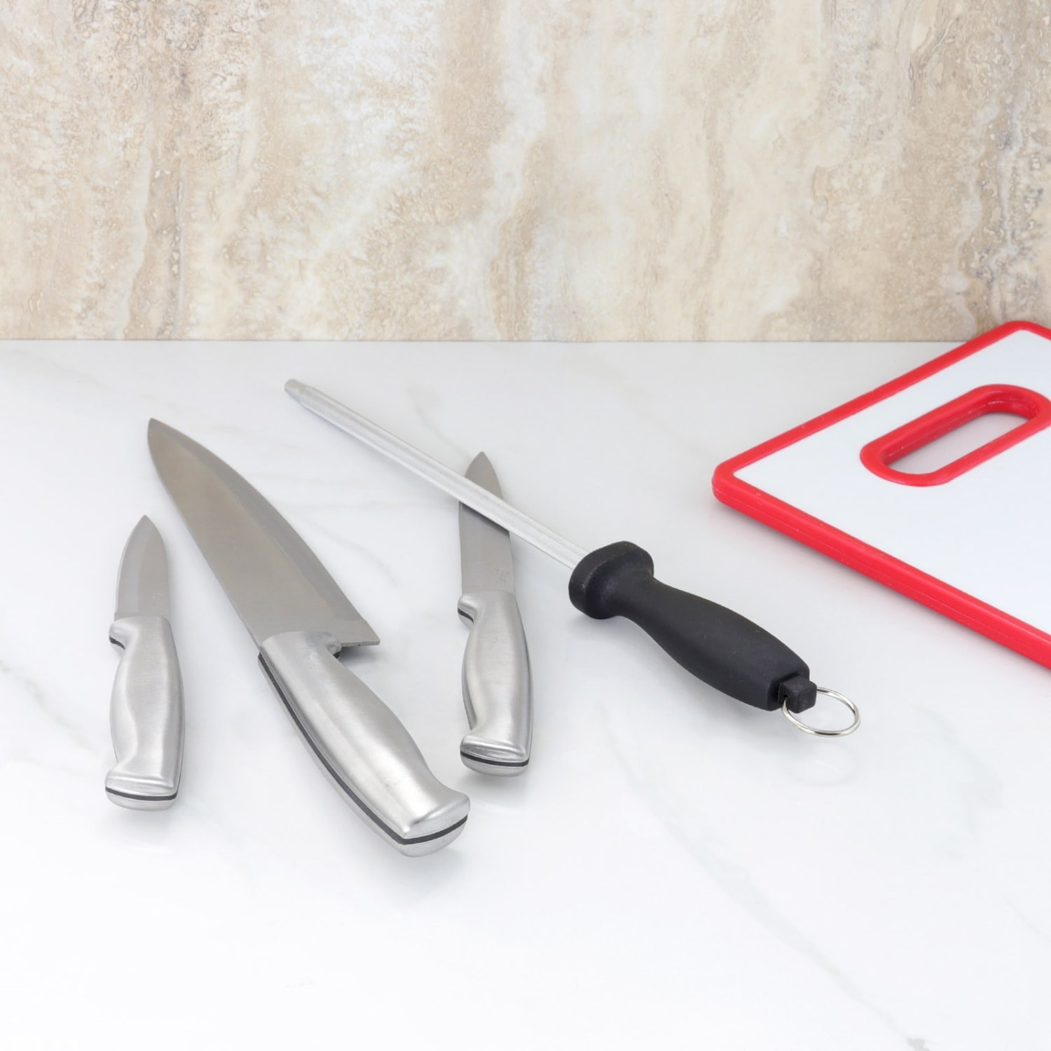 Oster Baldwyn 4-Piece Stainless-Steel Cutlery Knife Set - Image 4